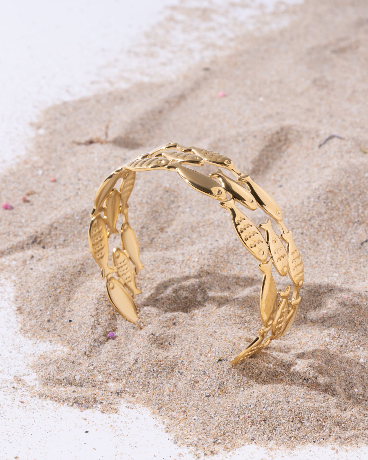 18K Plated Peces Cuff