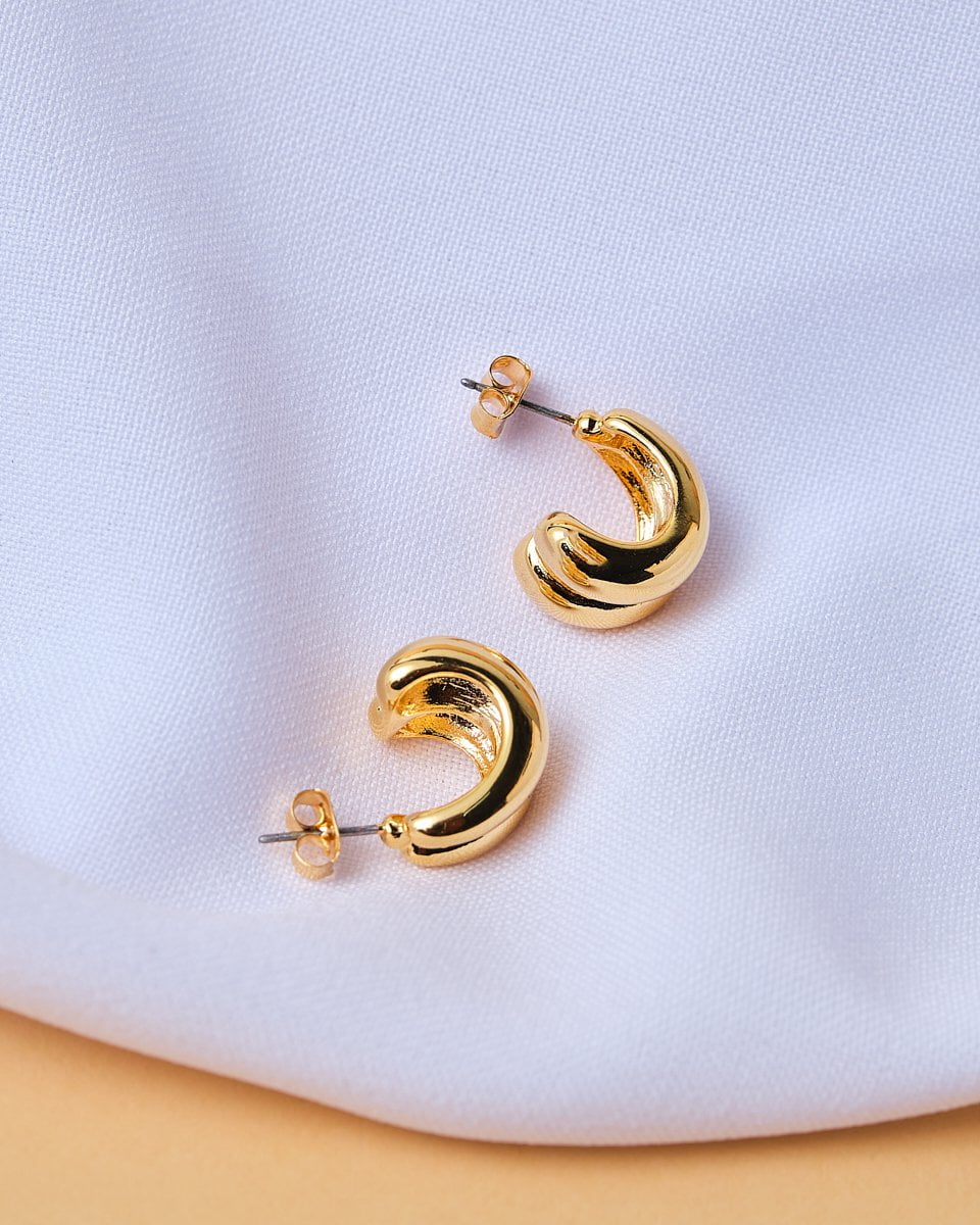 18K Plated Jada Earrings