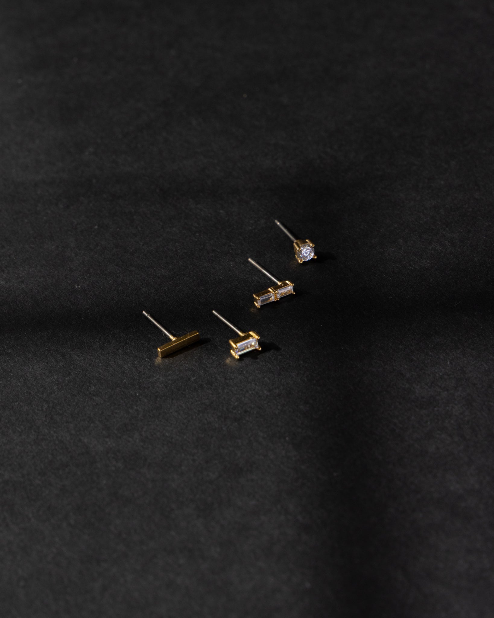 16K Plated Fancy Studs Set