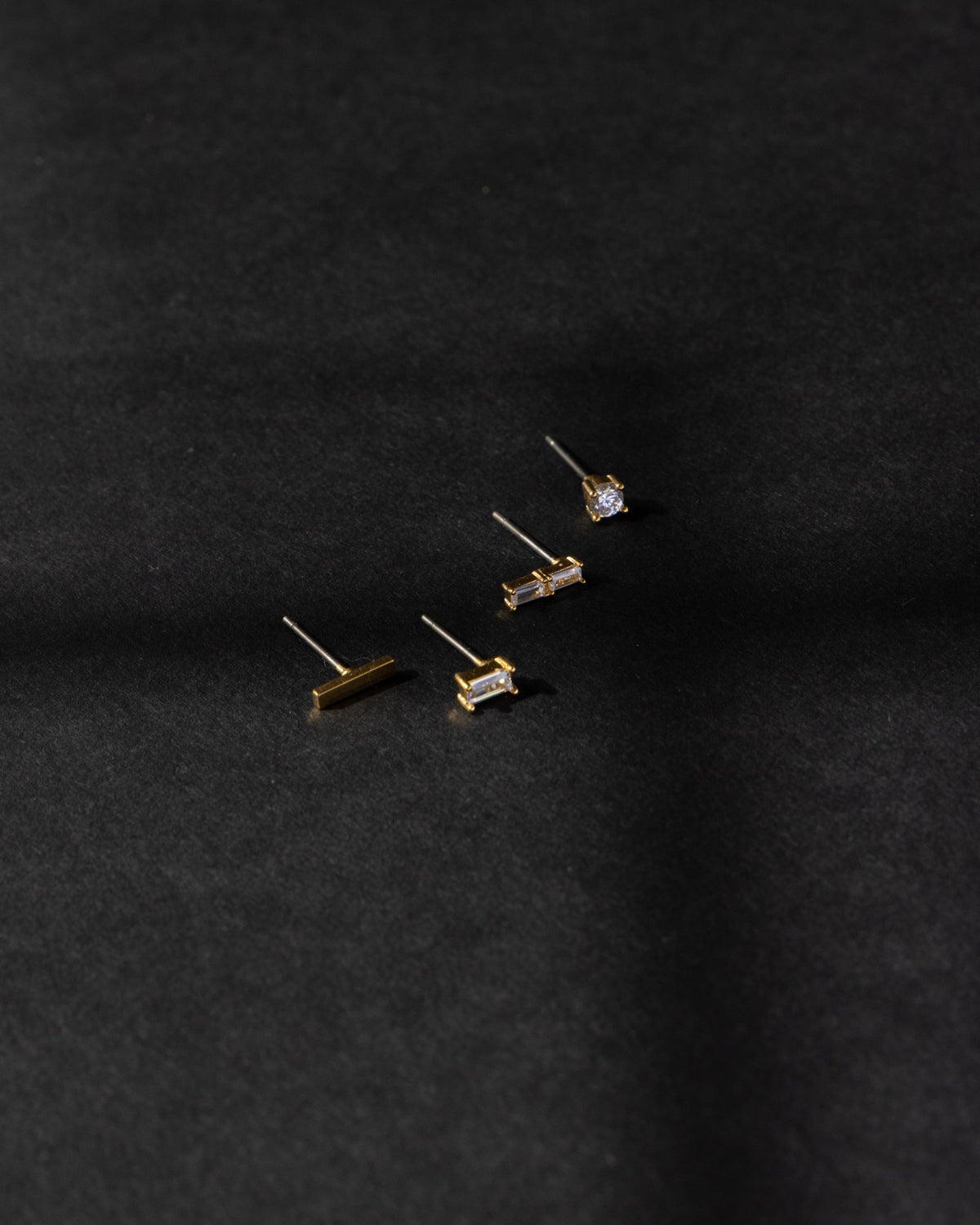 16K Plated Fancy Studs Set