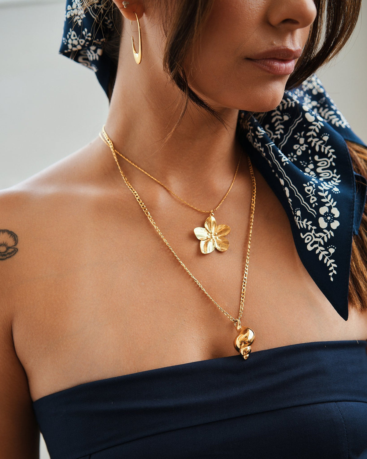 18K Plated Ocean Necklace
