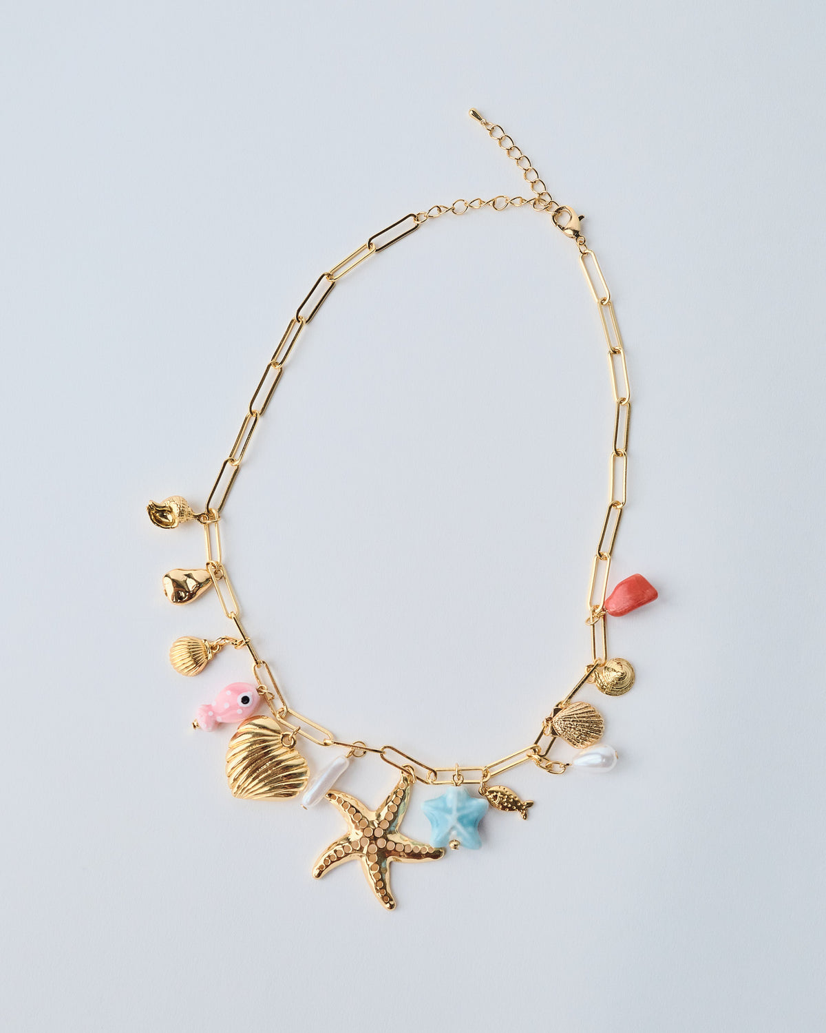 16K Plated Seaside Necklace