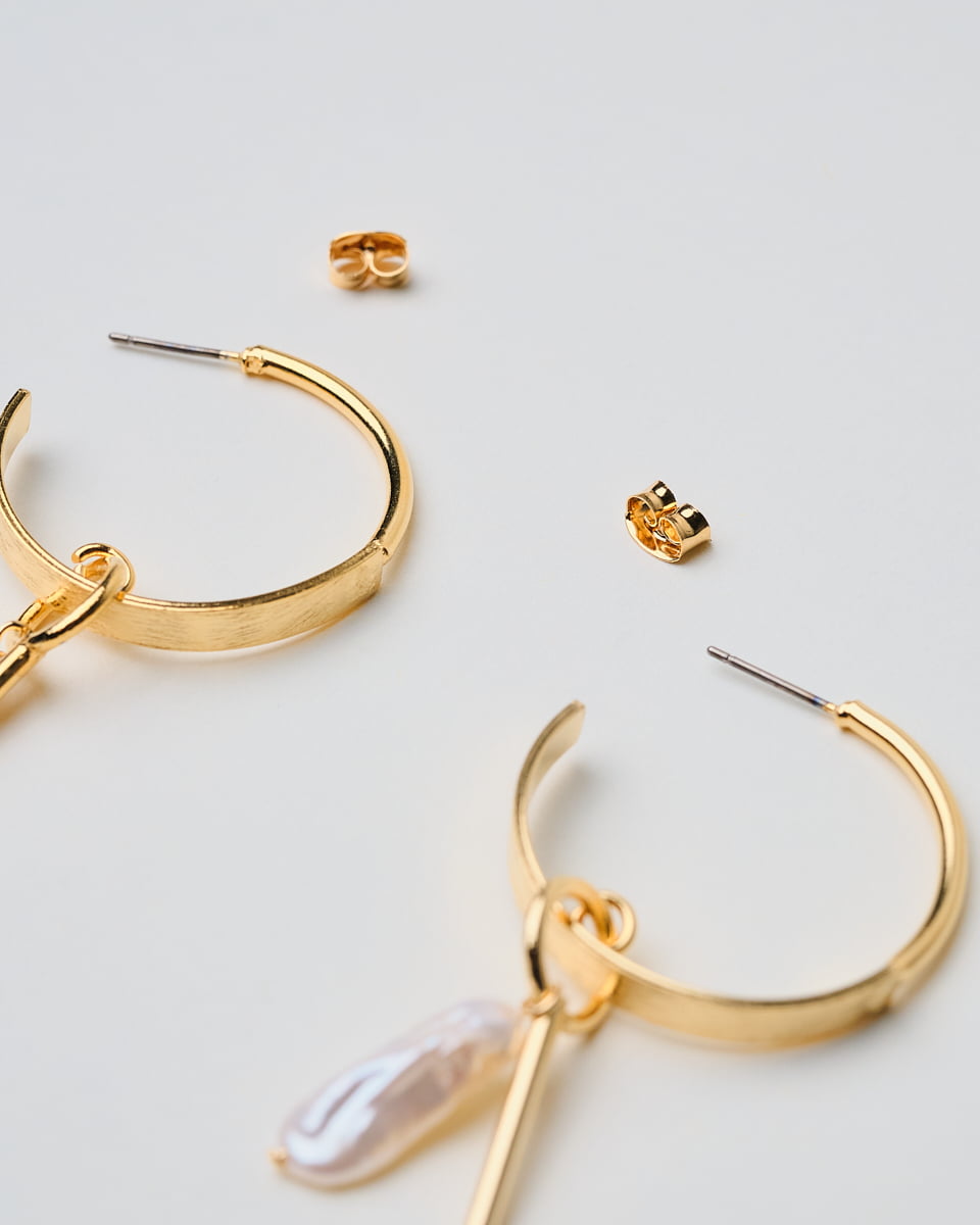 18K Plated Lea Earrings