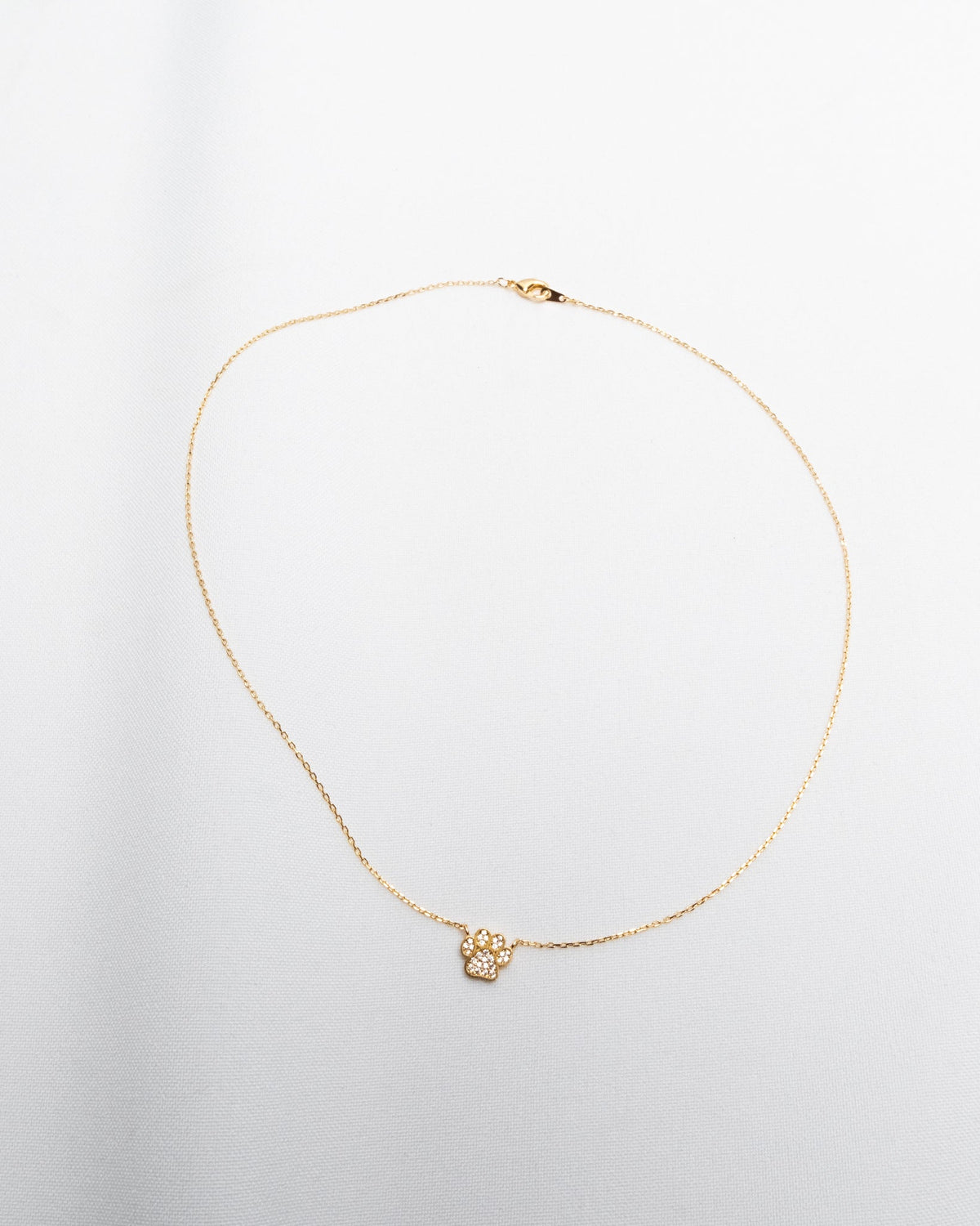 16K Plated Paw Necklace