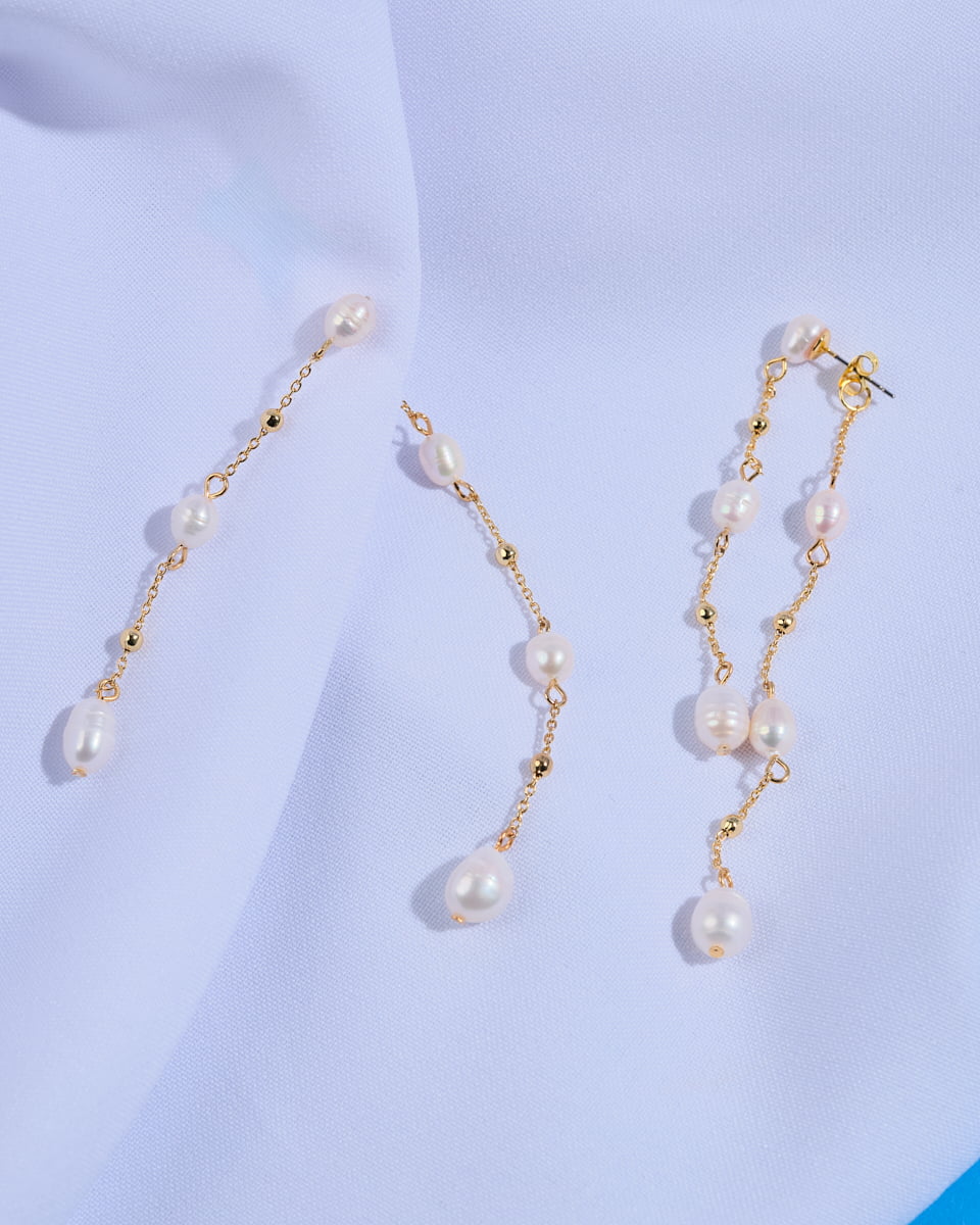 16K Plated Kalamaria Earrings