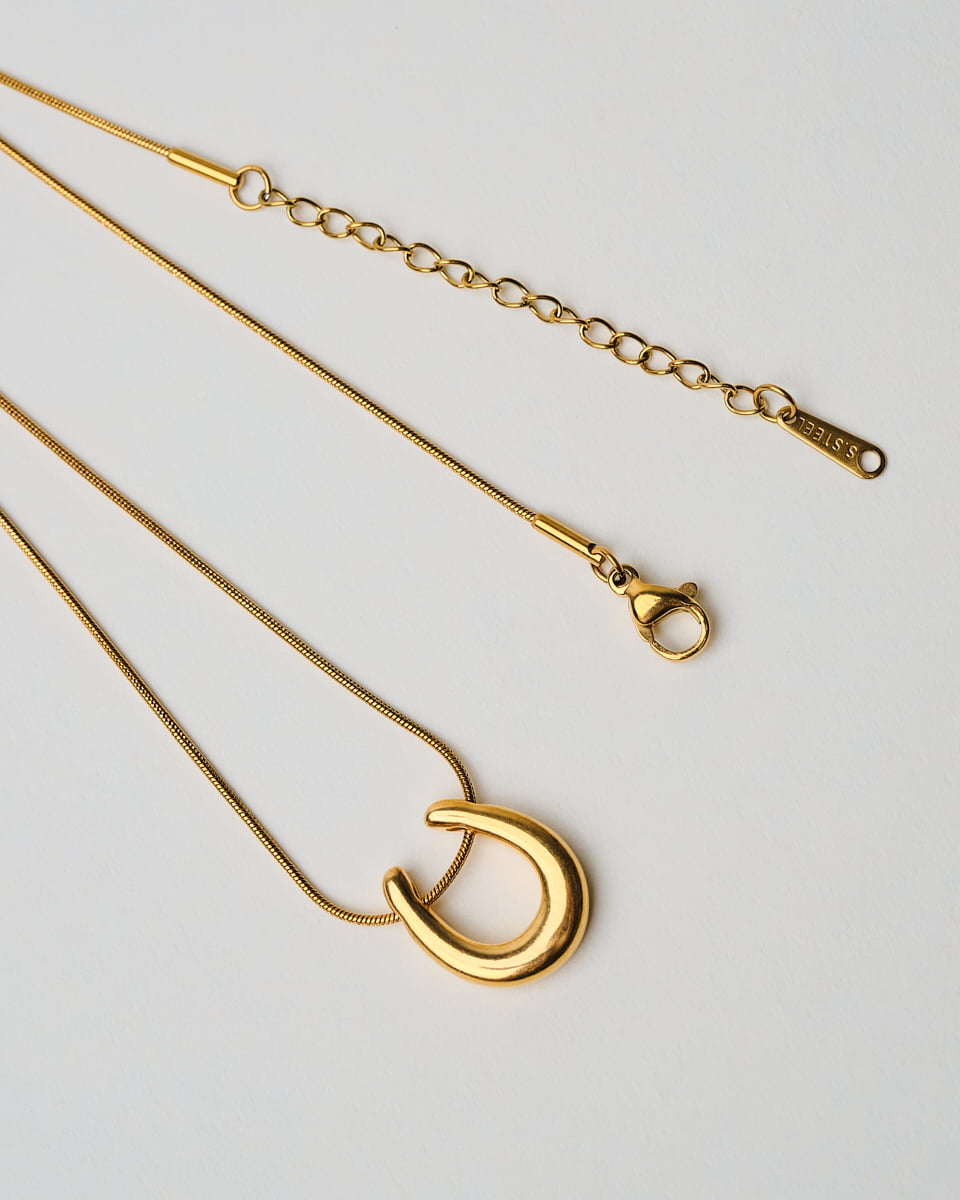 18K Plated Lily Necklace