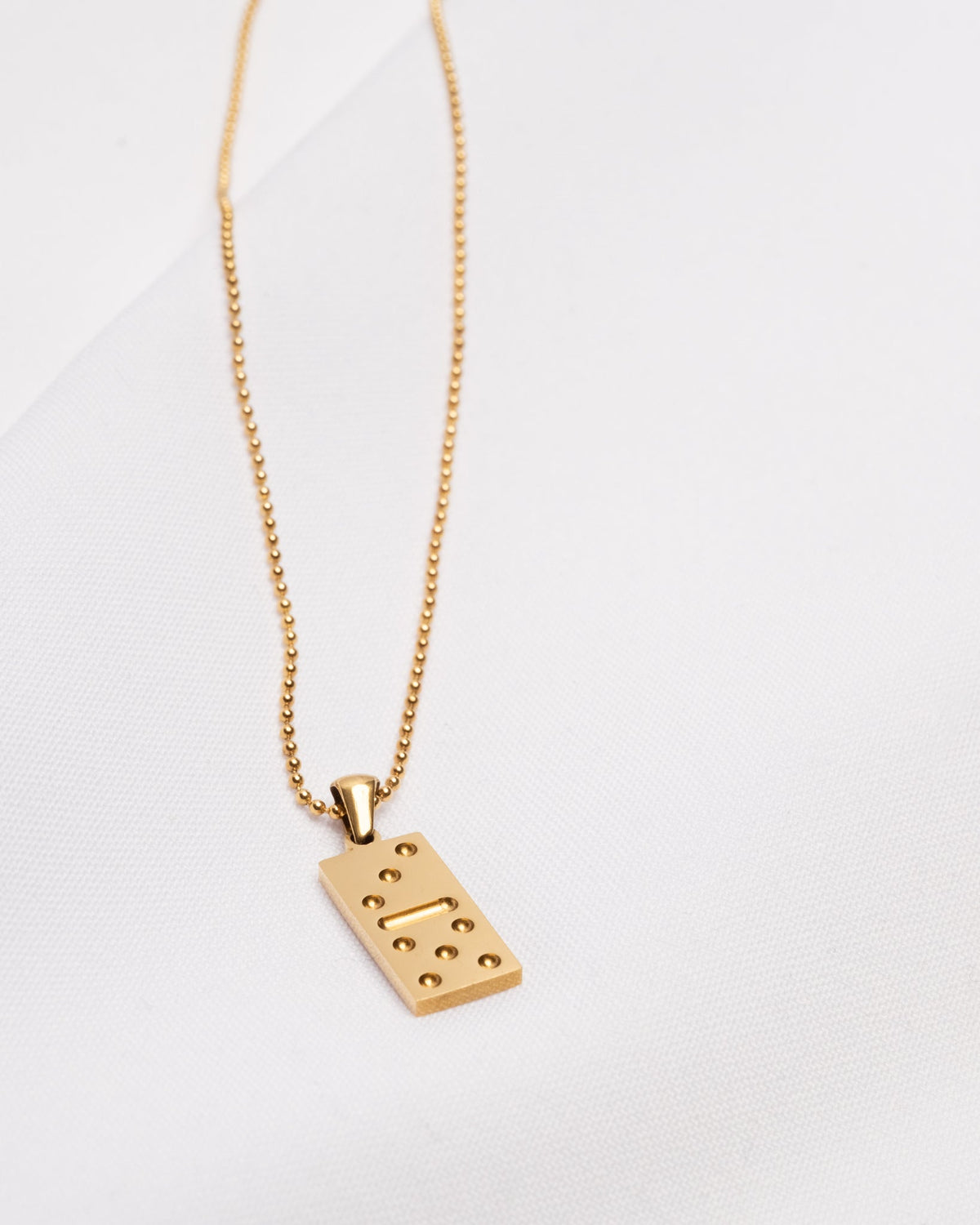 18K Plated Domino PR Necklace