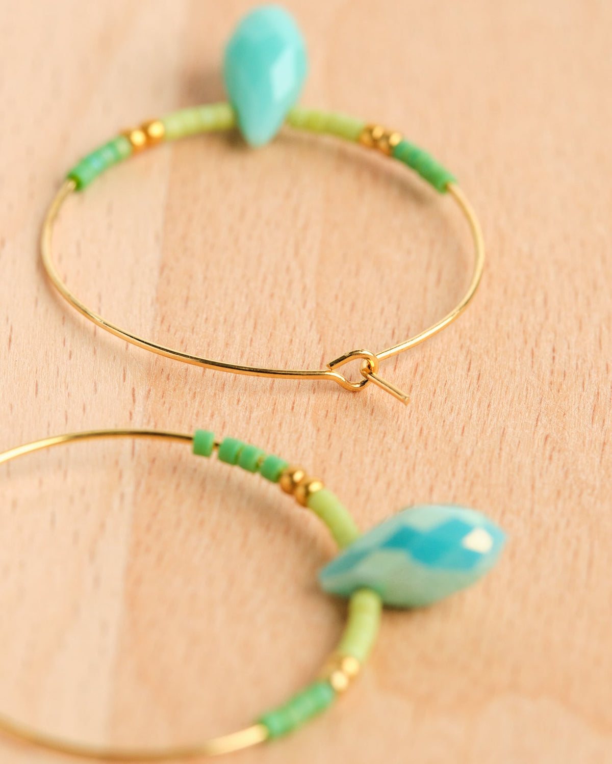 16K Plated Ferris Earrings