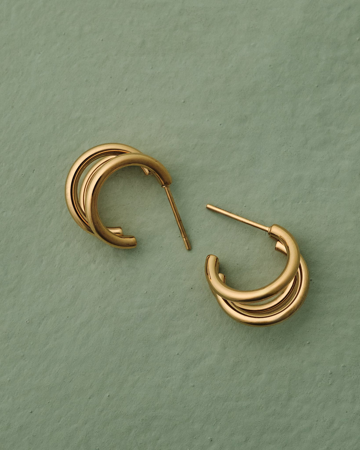 18K Plated Mini Cerik Earrings