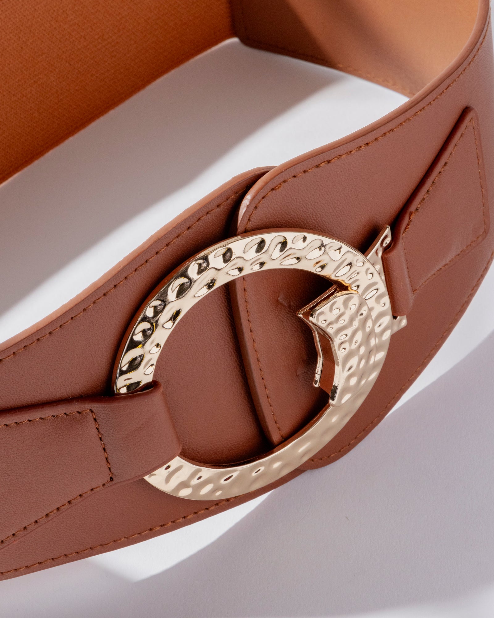 Hammered Buckle Belt