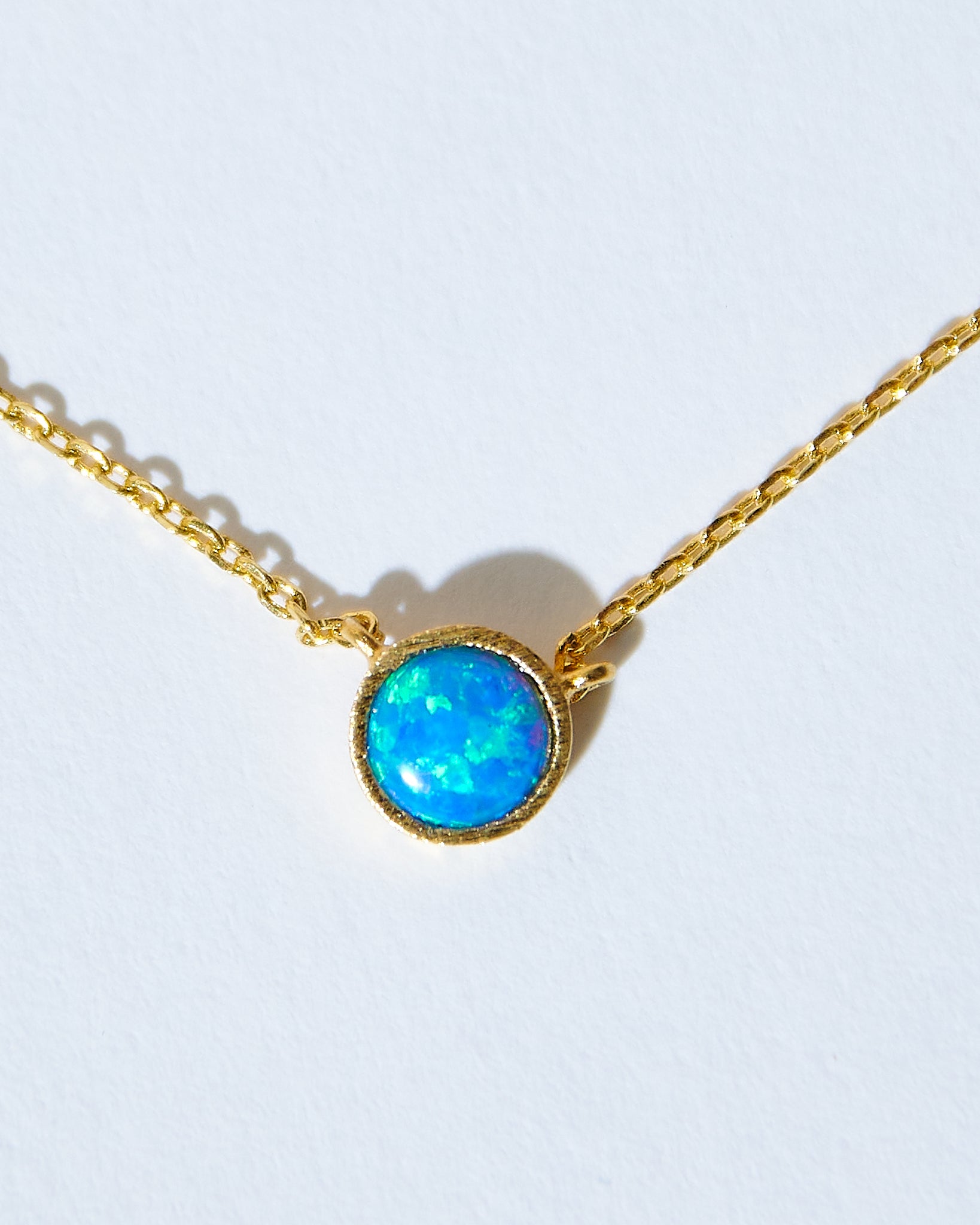 14K Plated Iridescent Dot Necklace