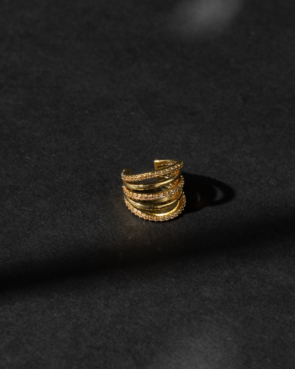 16K Plated Tearz Earcuff