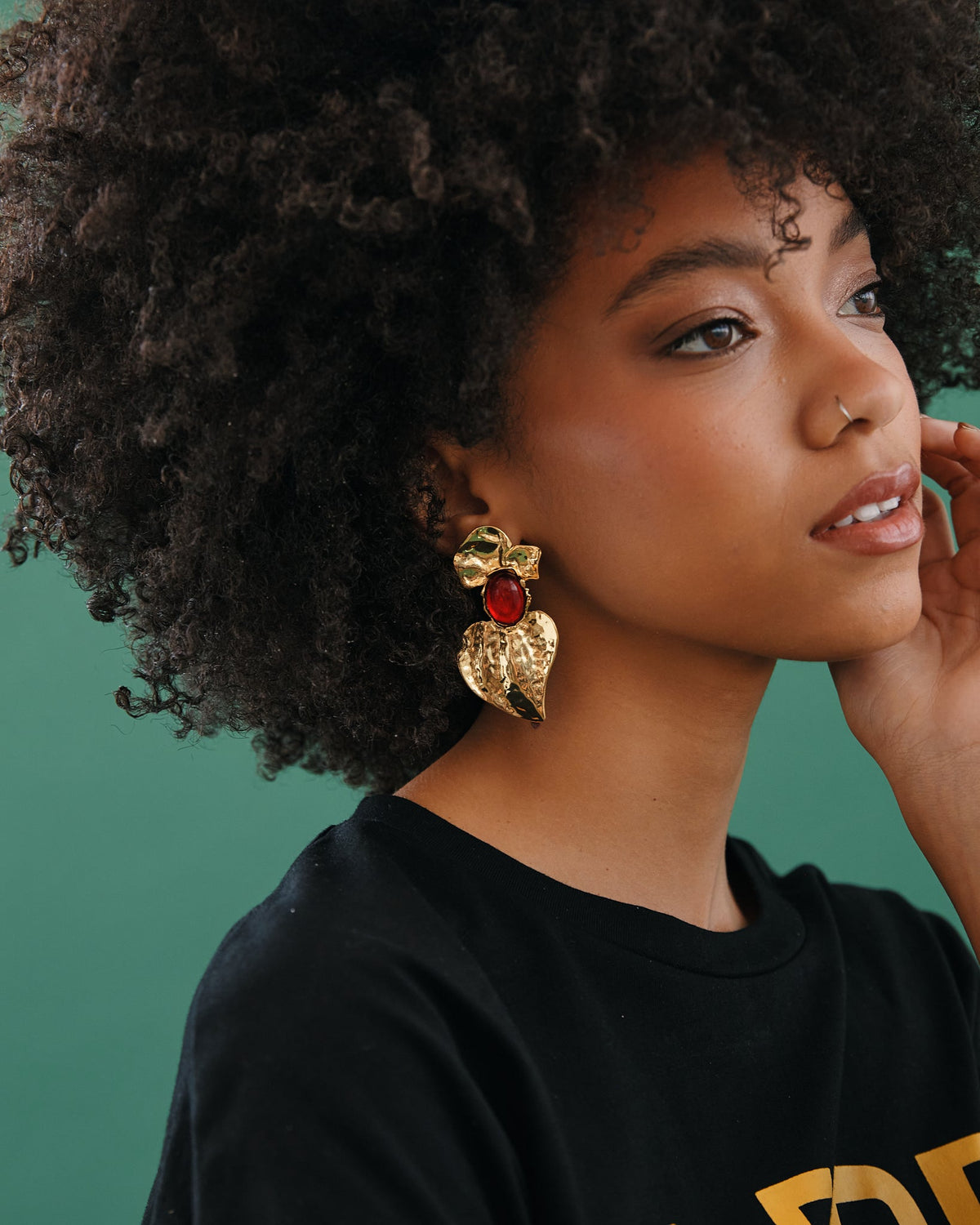 16K Plated Khaos Earrings