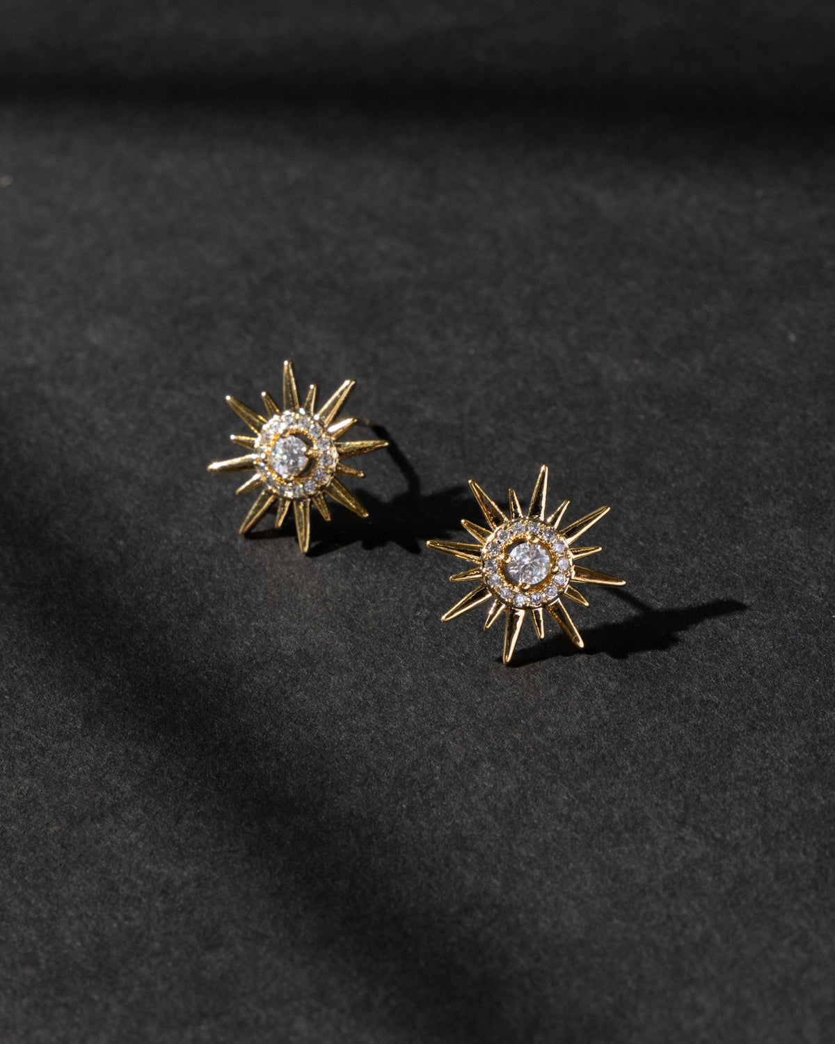 18K Plated Rayitos Posts