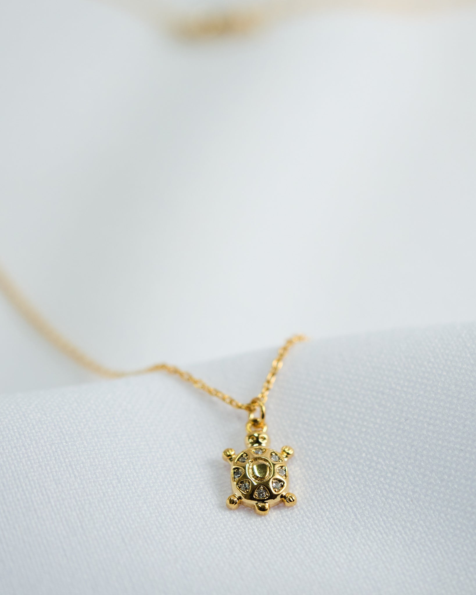 16K Plated Turtle Necklace