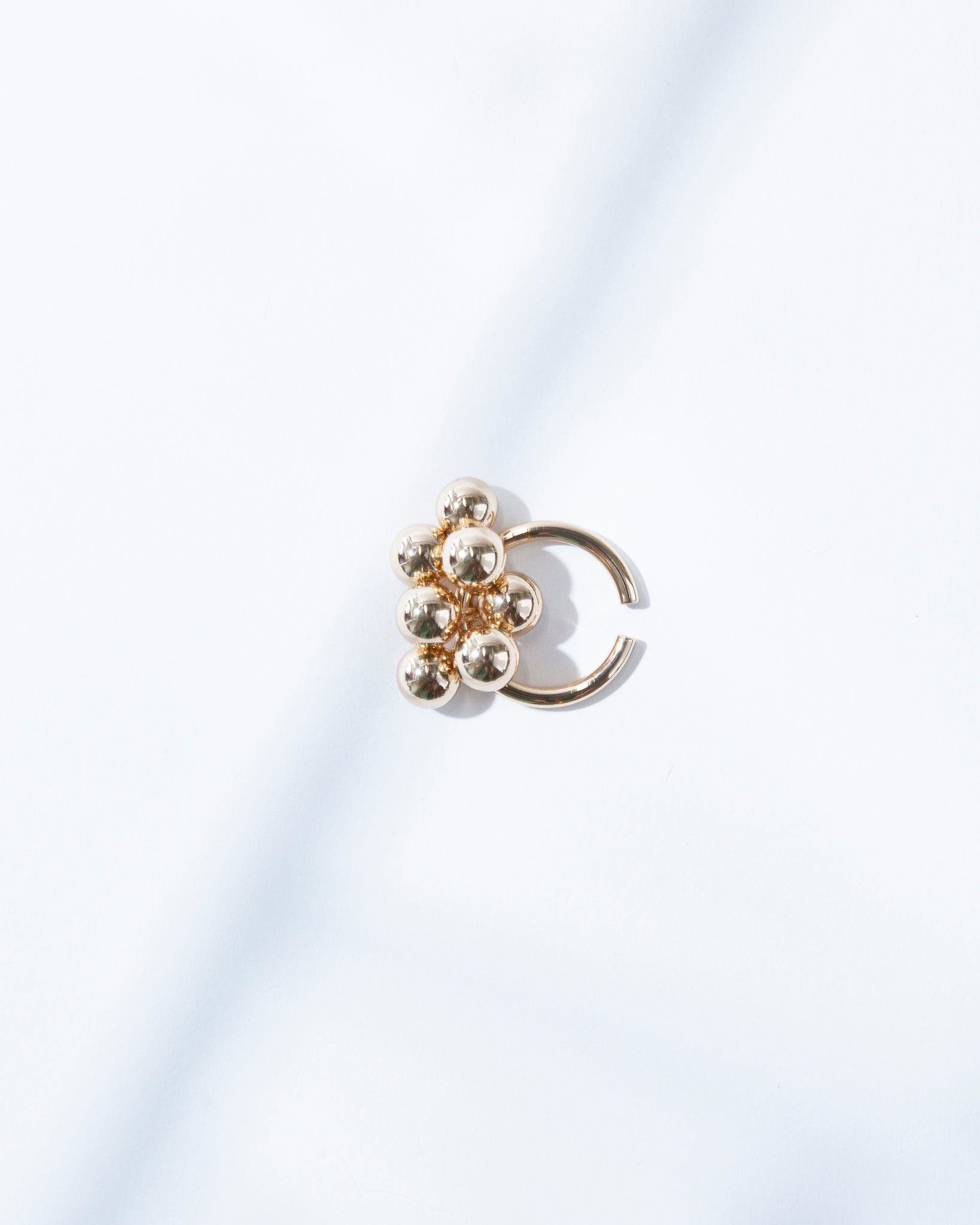 14k Plated Bolitas Ring