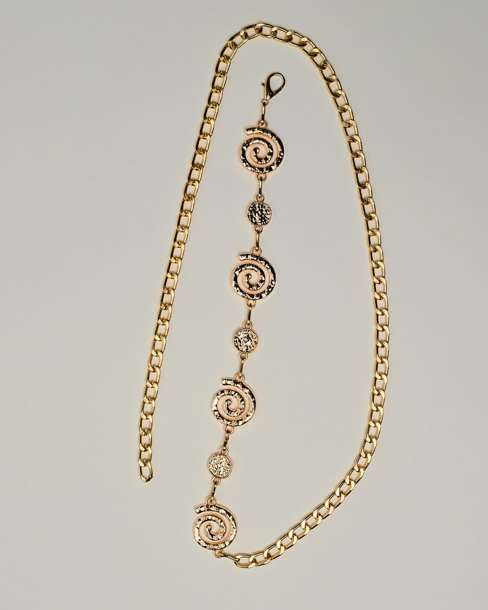 Gold Spiral Belt