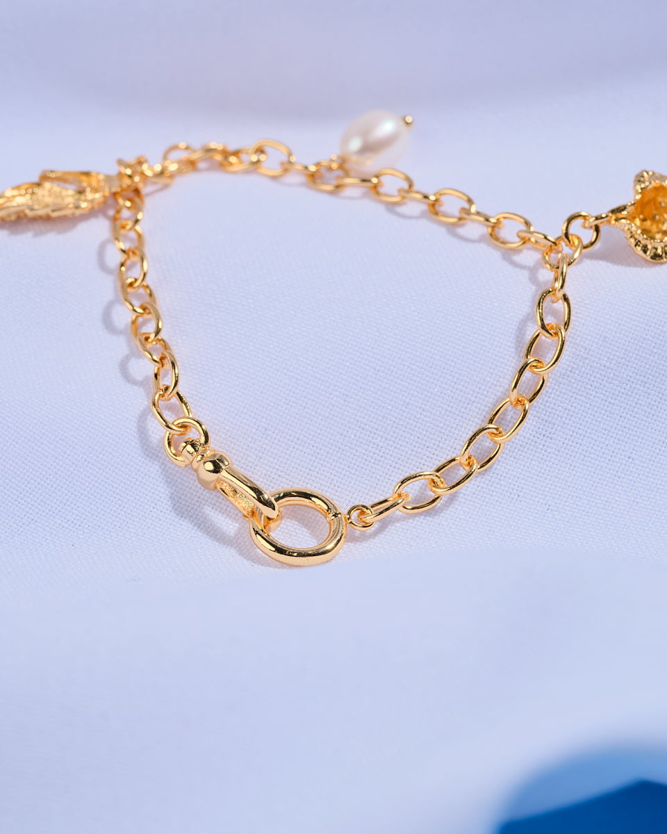 16K Plated Caballito Bracelet