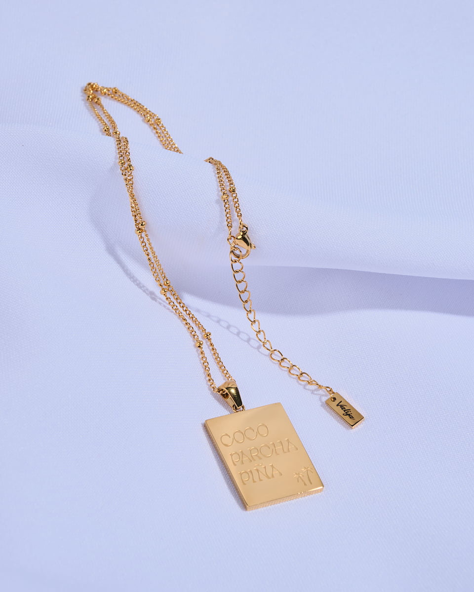18K Plated Helados Necklace