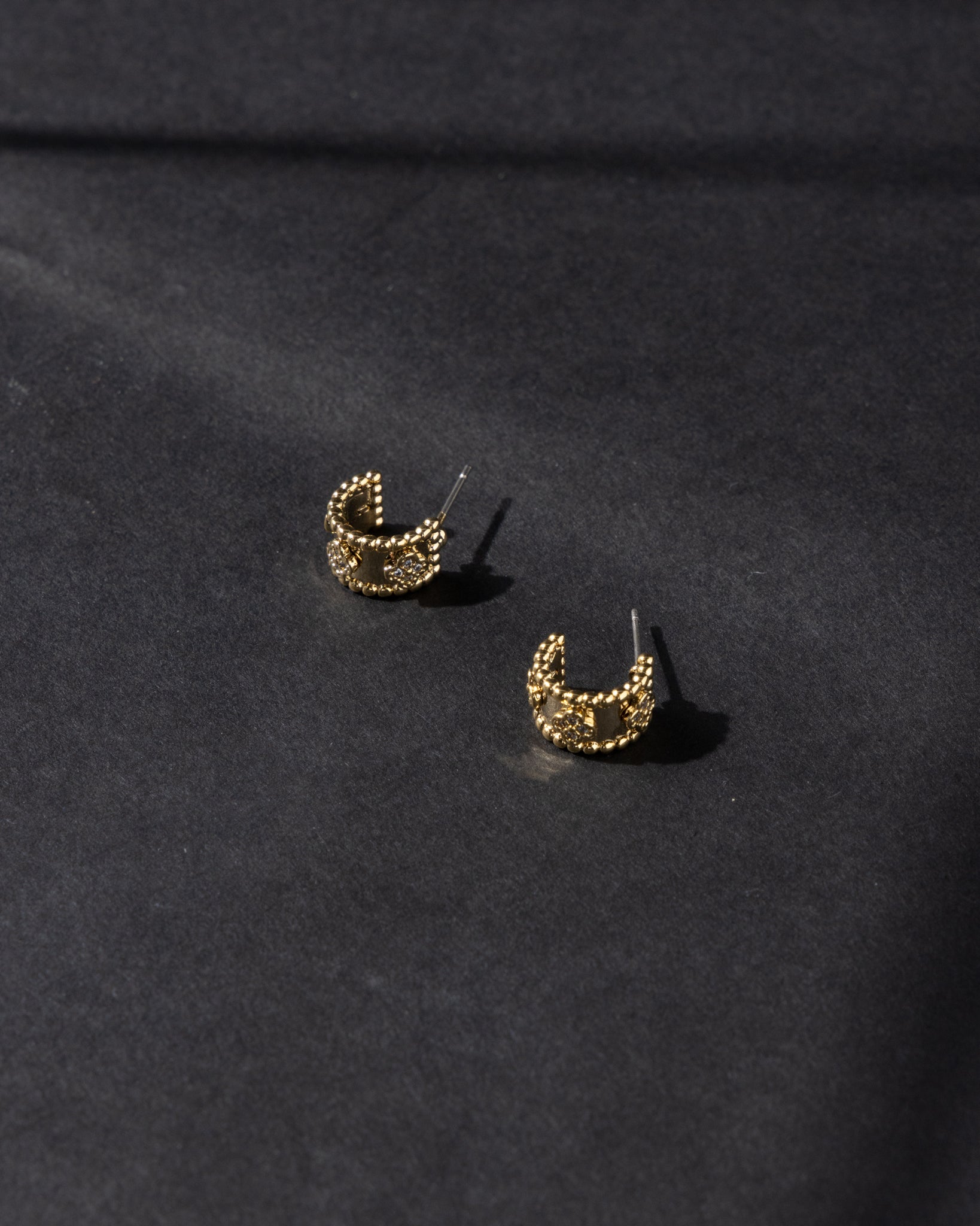 18K Plated Crew Earrings
