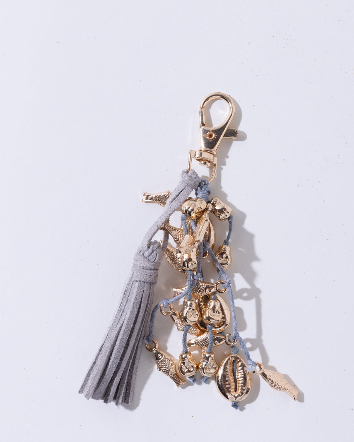 Golden Shells Bag Charm