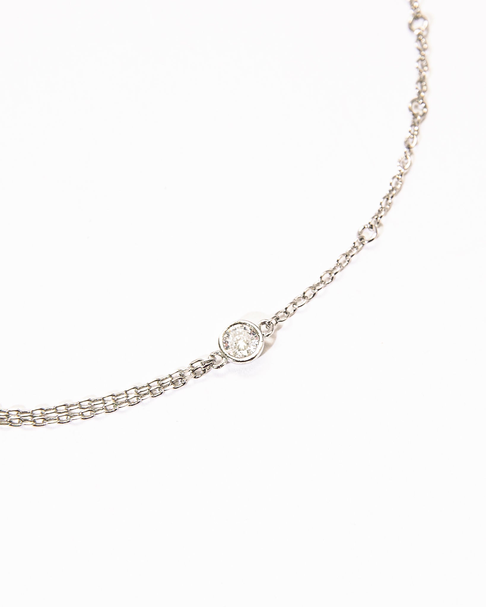 Simple Silver Anklet