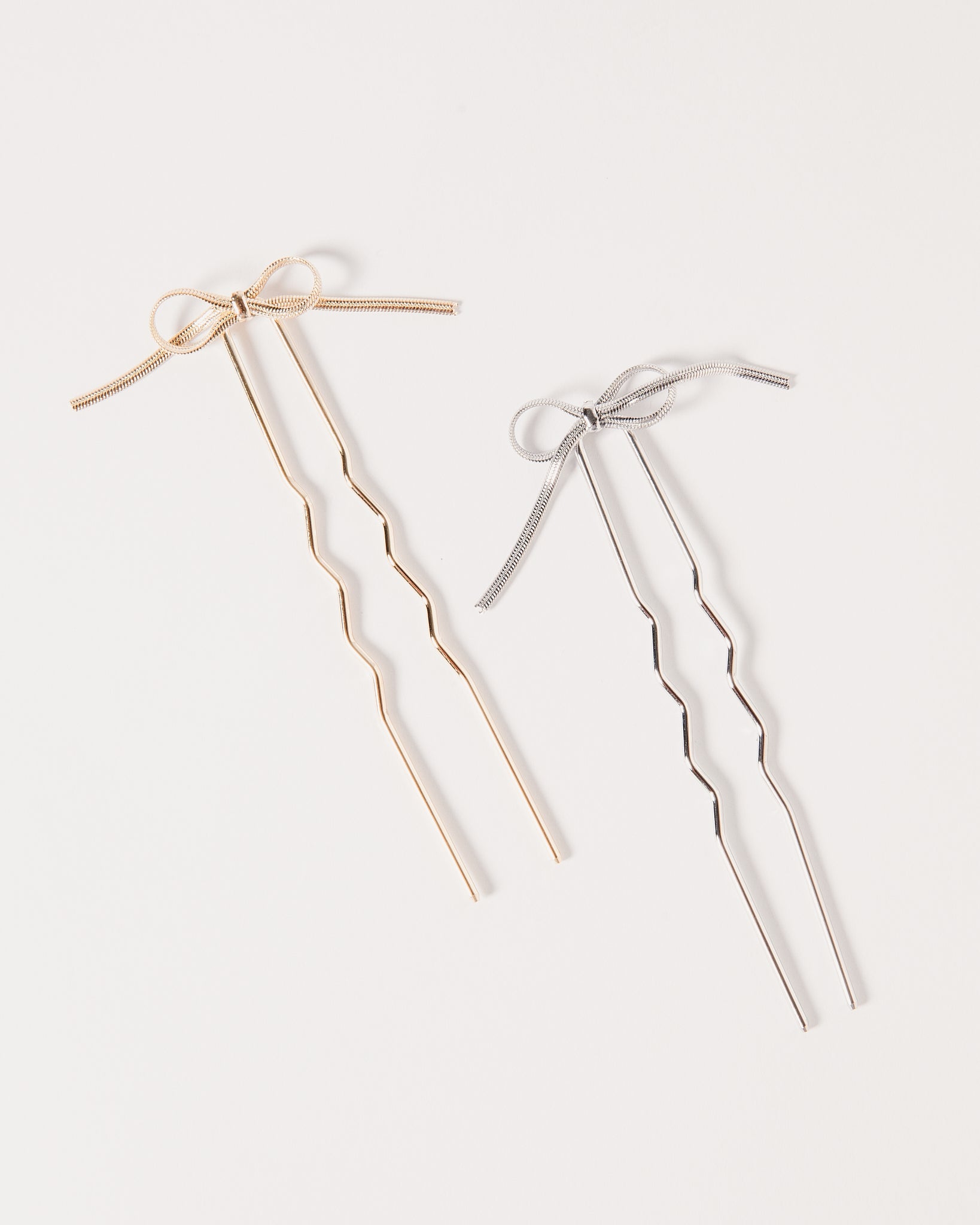 14K Plated Coquette Hair Pin