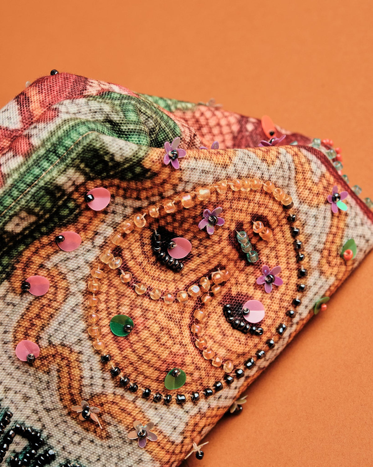 Beaded Tropiko Clutch
