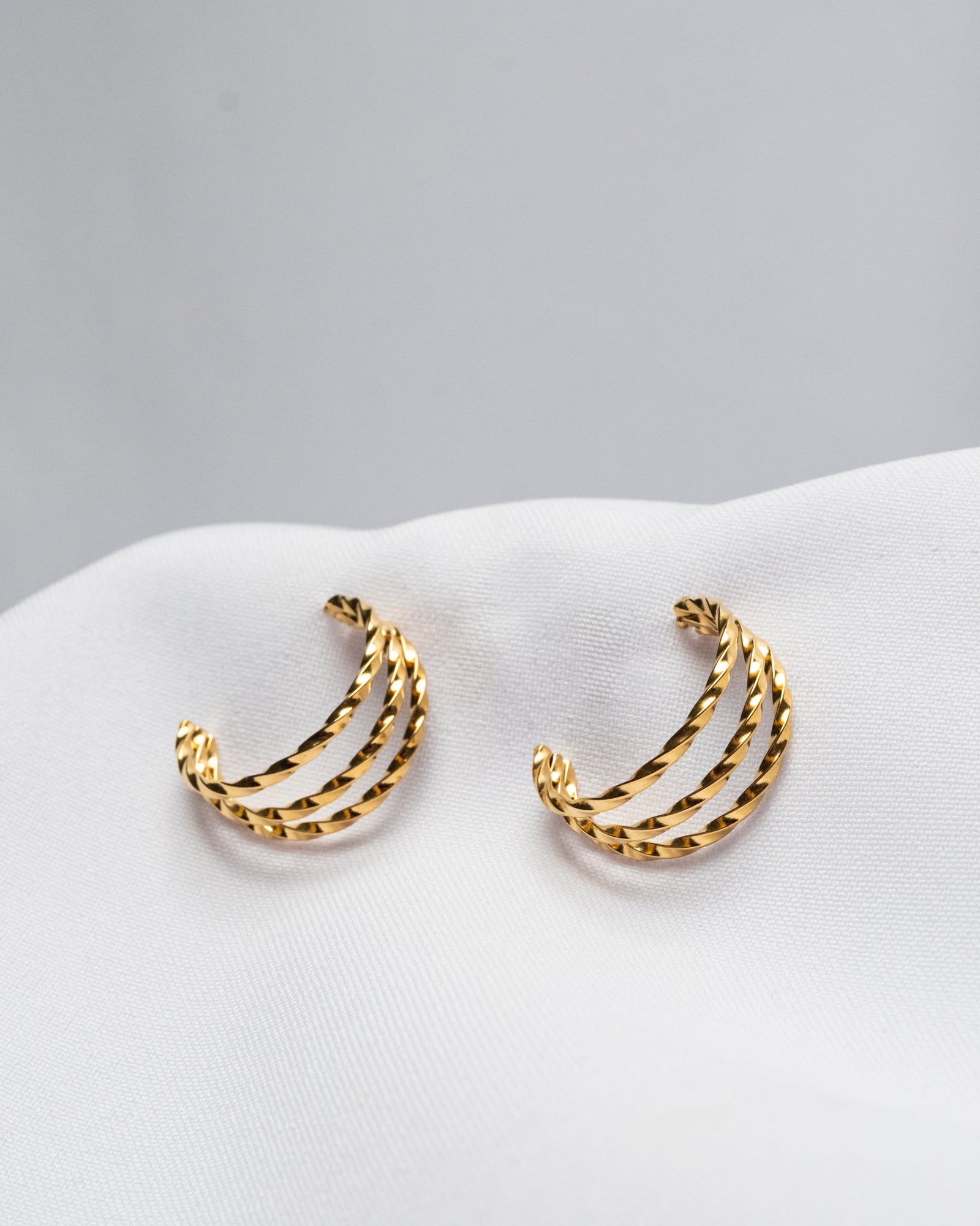 18K Plated Massimo Earrings