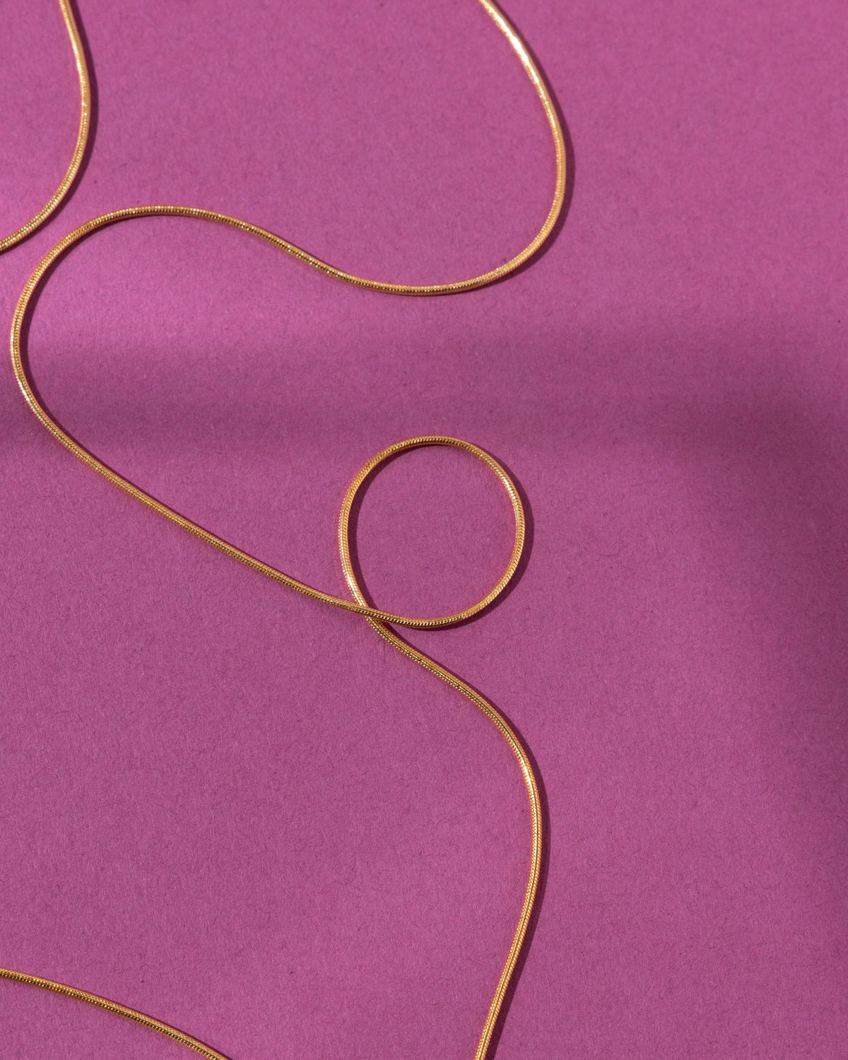 18K Plated Lariat Stone Necklace