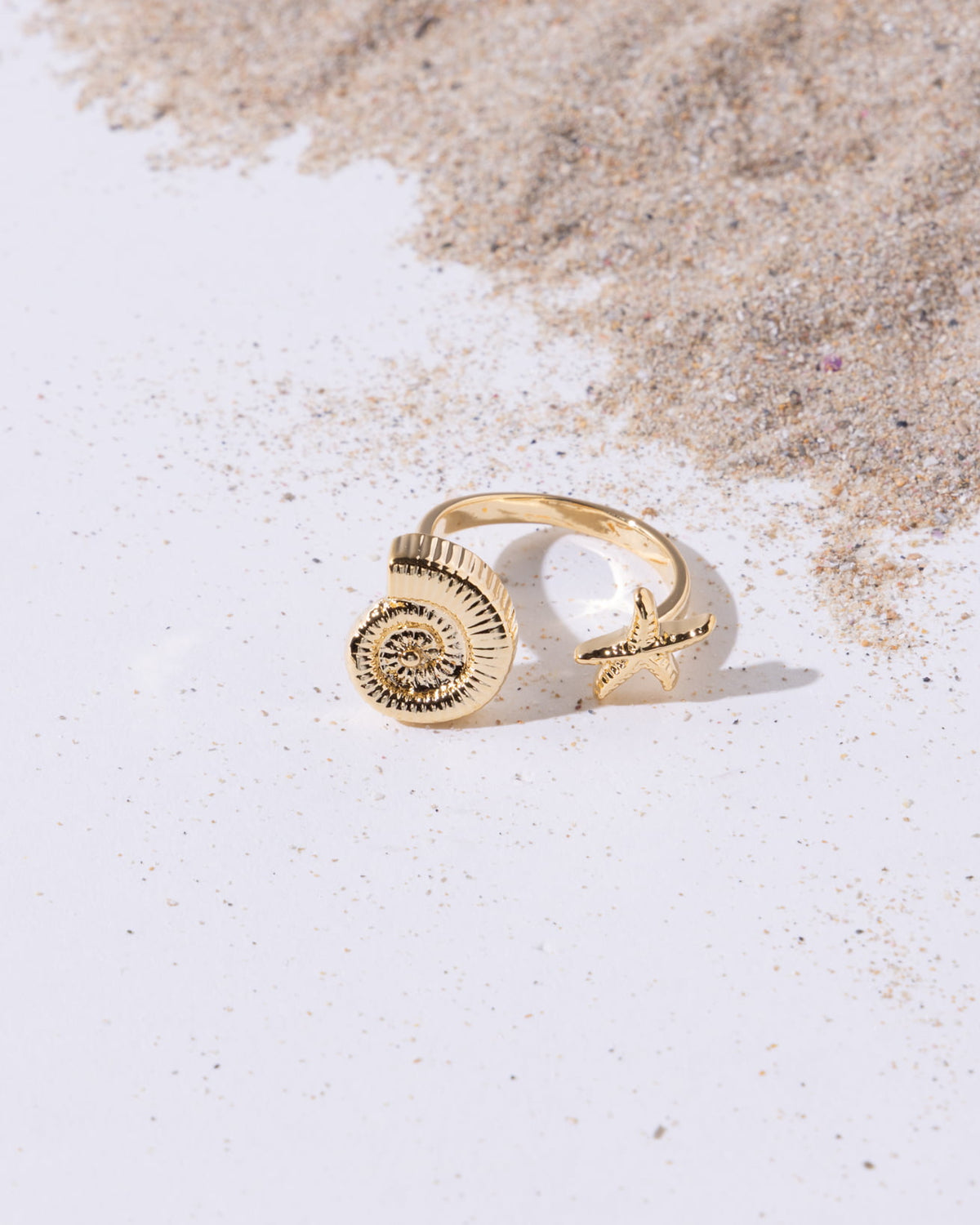 18K Plated Flamenco Ring