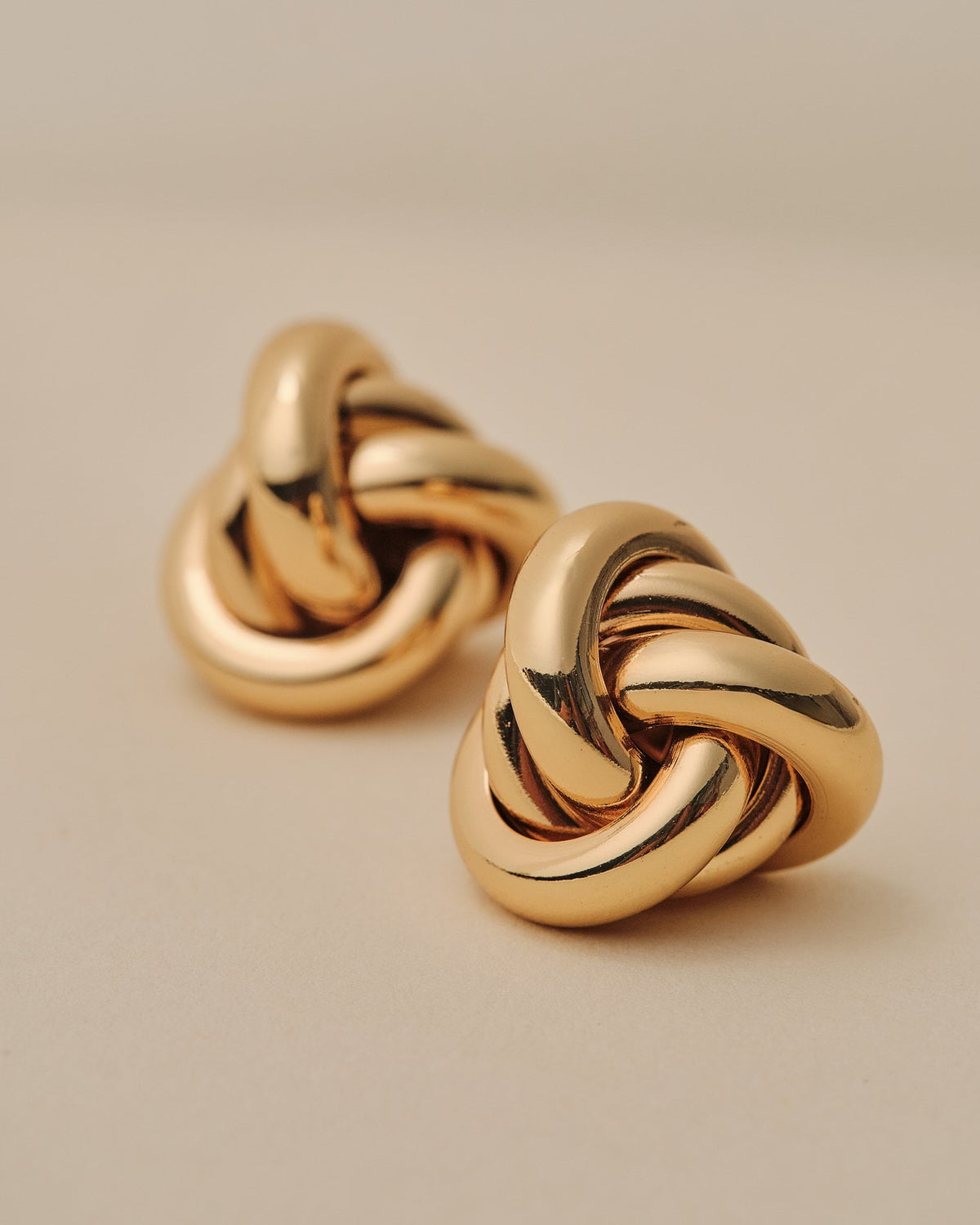 16K Plated Nudo Earrings
