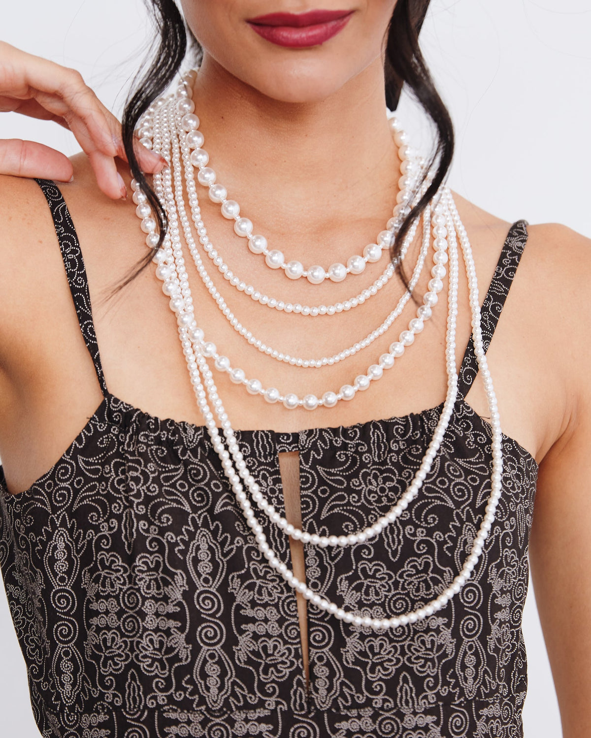 6 Layers Pearl Necklace