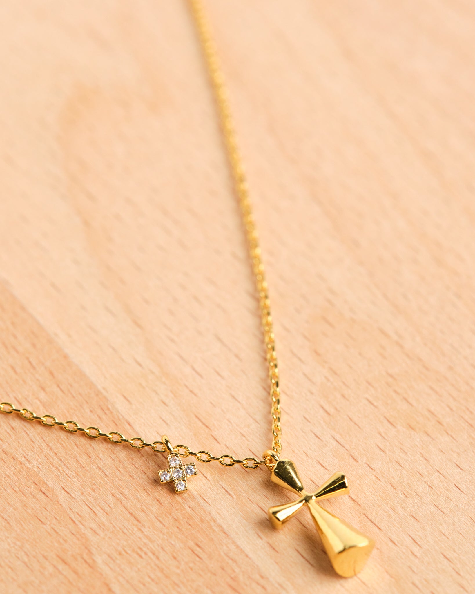 16K Plated Faith Necklace