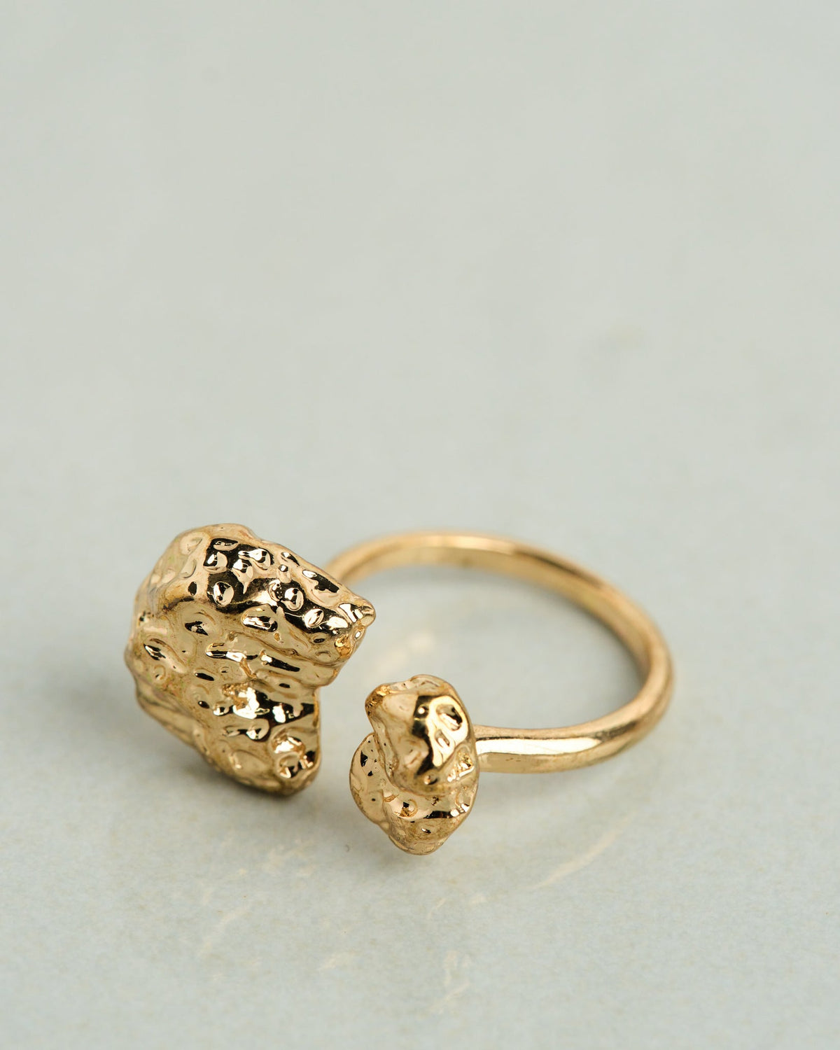 16K Plated Gold Stones Ring