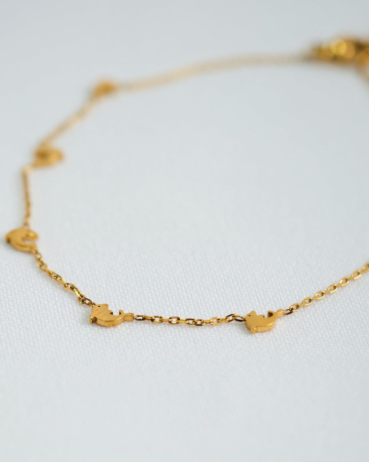 18K Plated Dolphin Bracelet