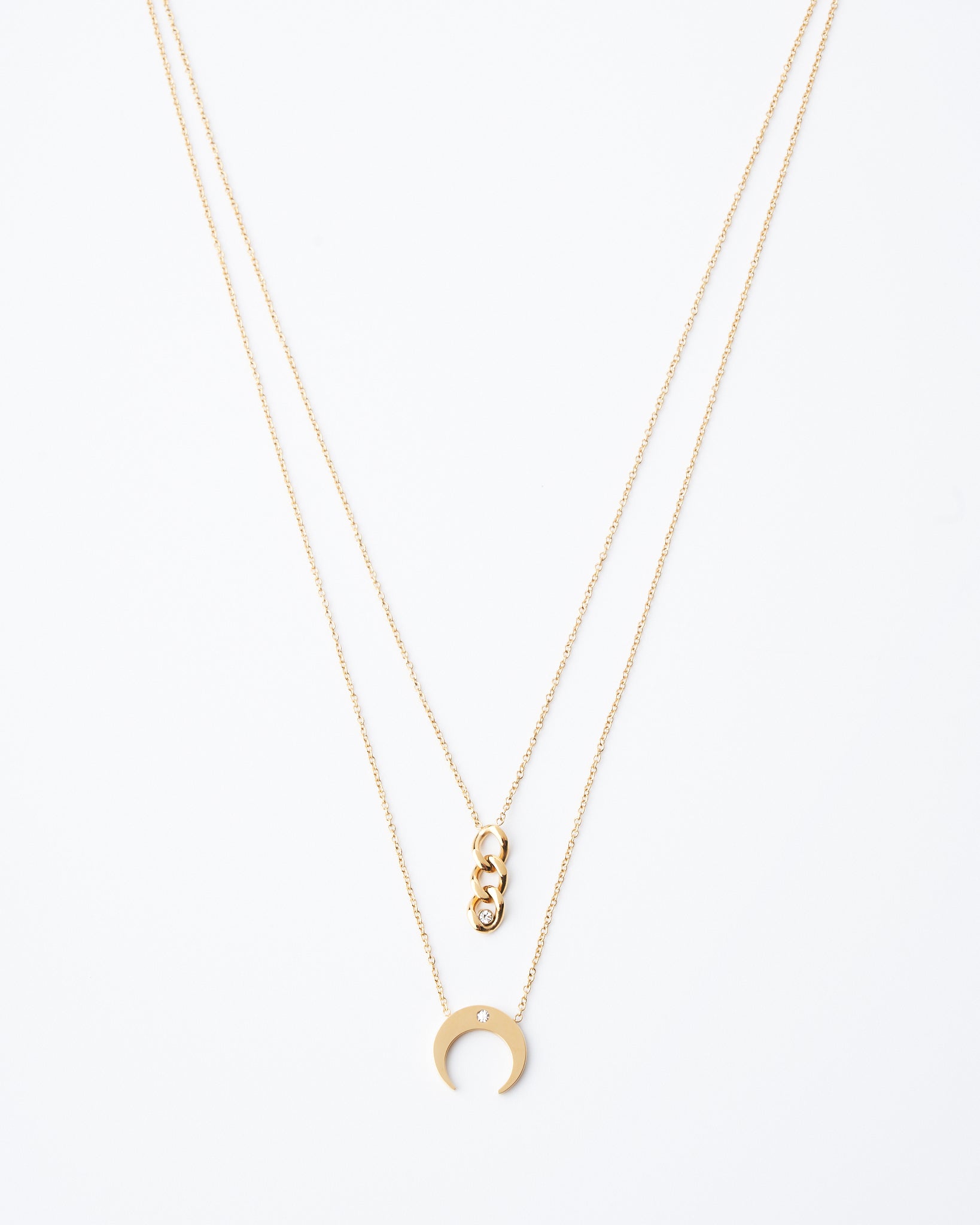 14K Plated Strada Necklace