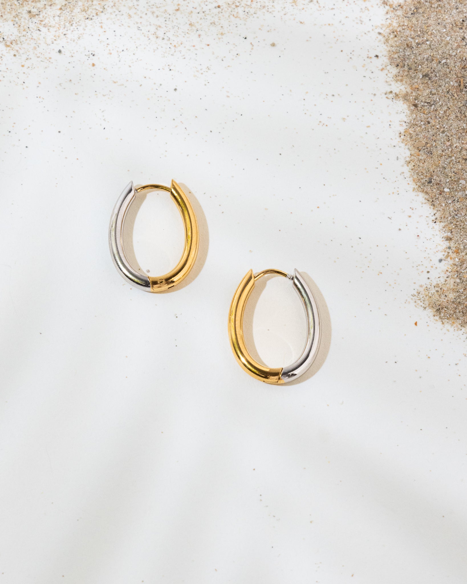 18K Plated Duo Earrings