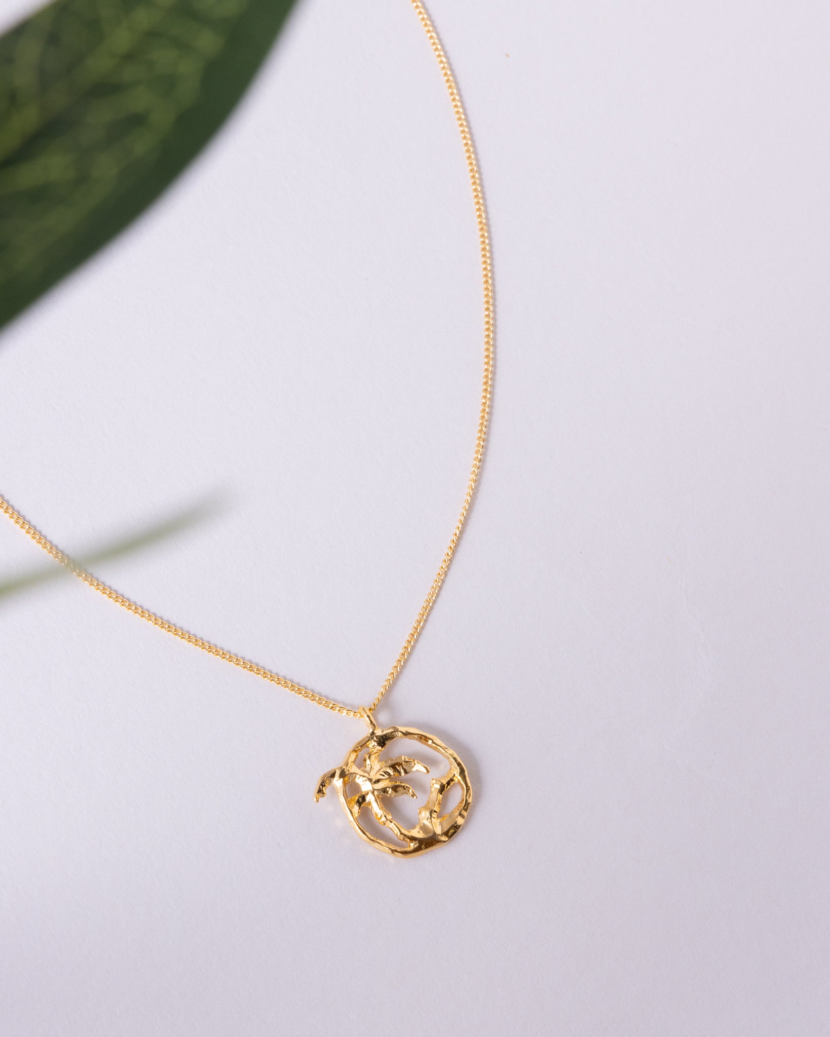 16K Plated Stranded Necklace