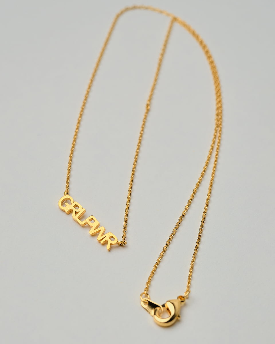 16K Plated GRLPWR Necklace
