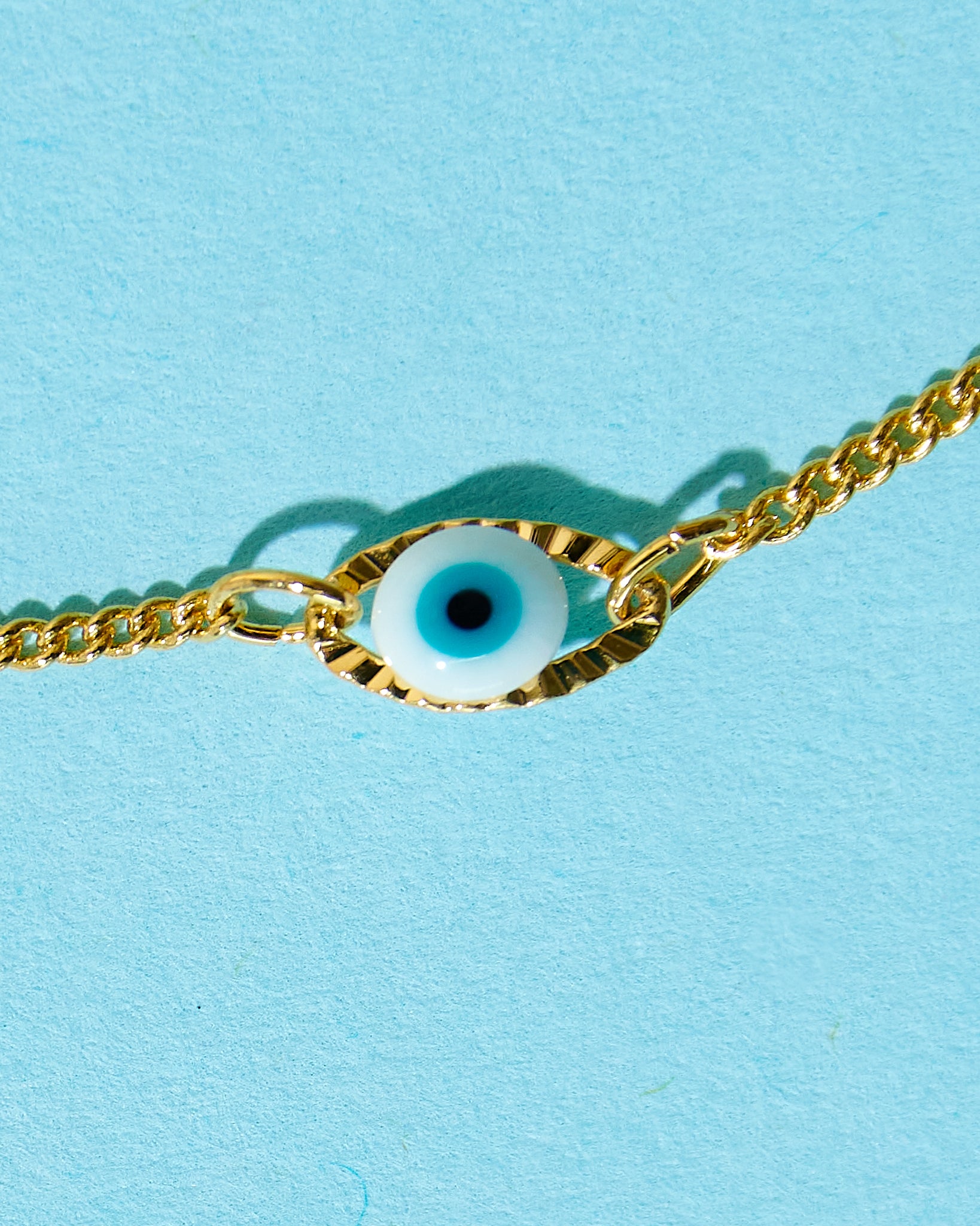 16K Plated Wild Eye Necklace