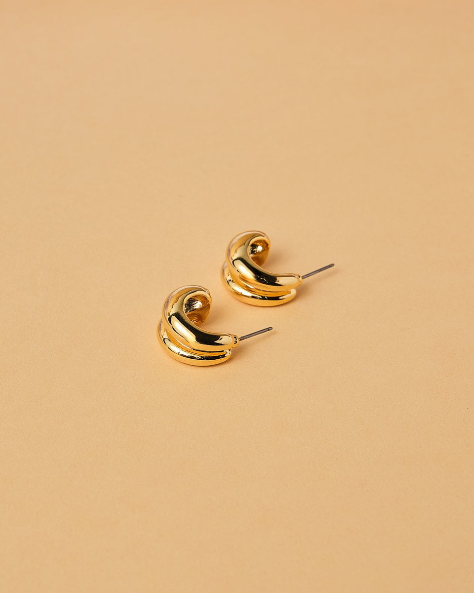 18K Plated Jada Earrings