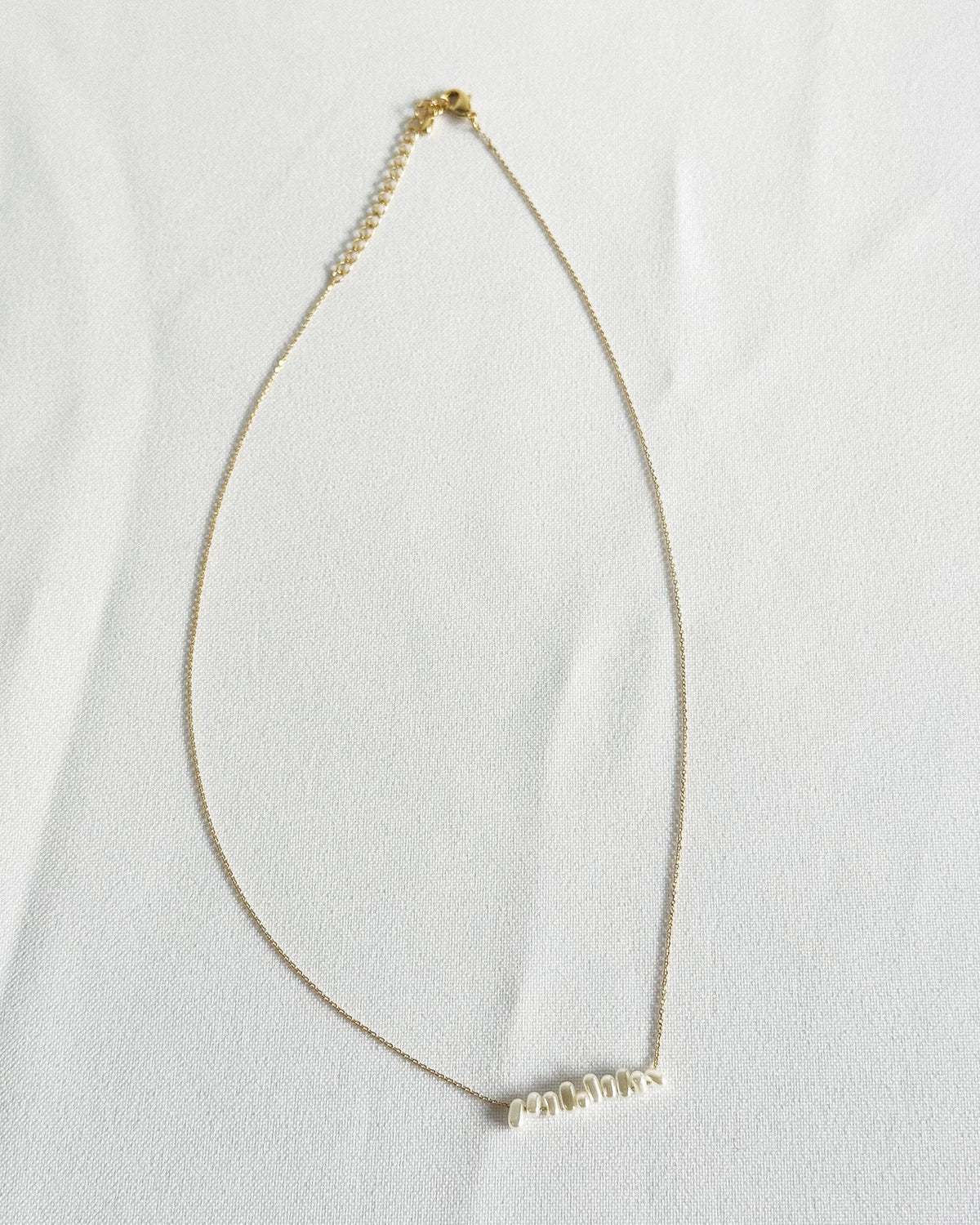 16K Plated Perlitas Necklace