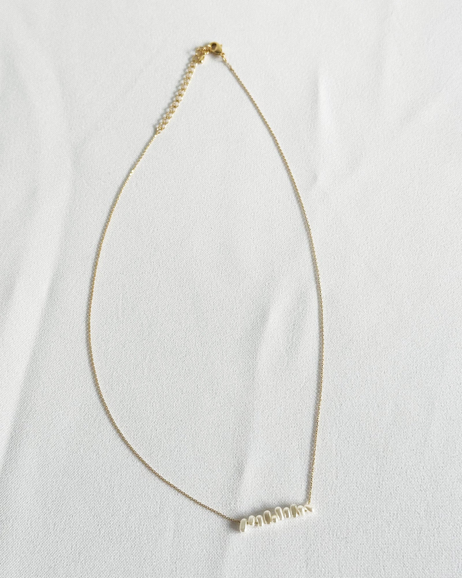 16K Plated Perlitas Necklace