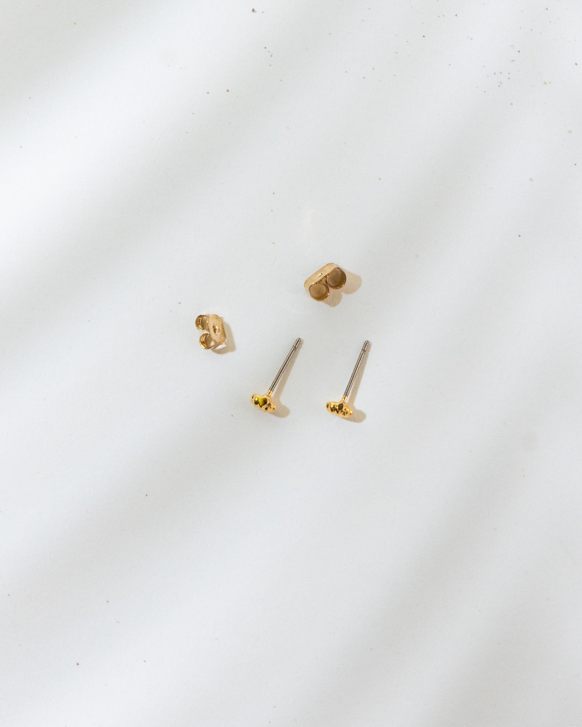 18K Plated Shelly Posts