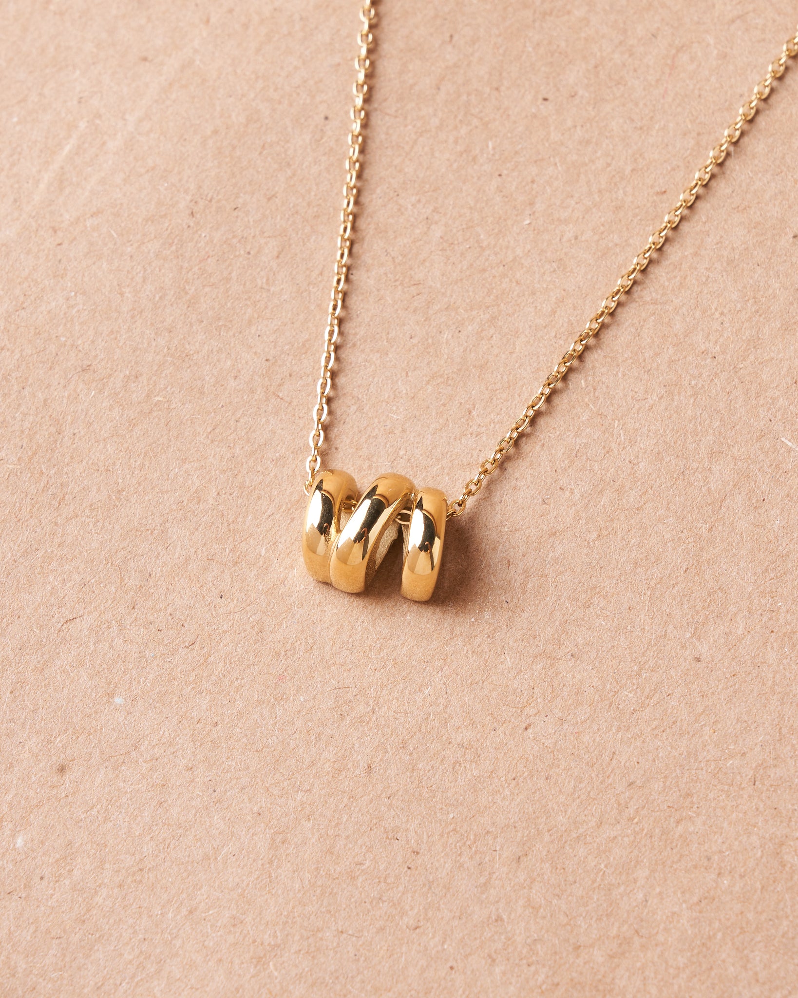 14K Plated Ness Necklace