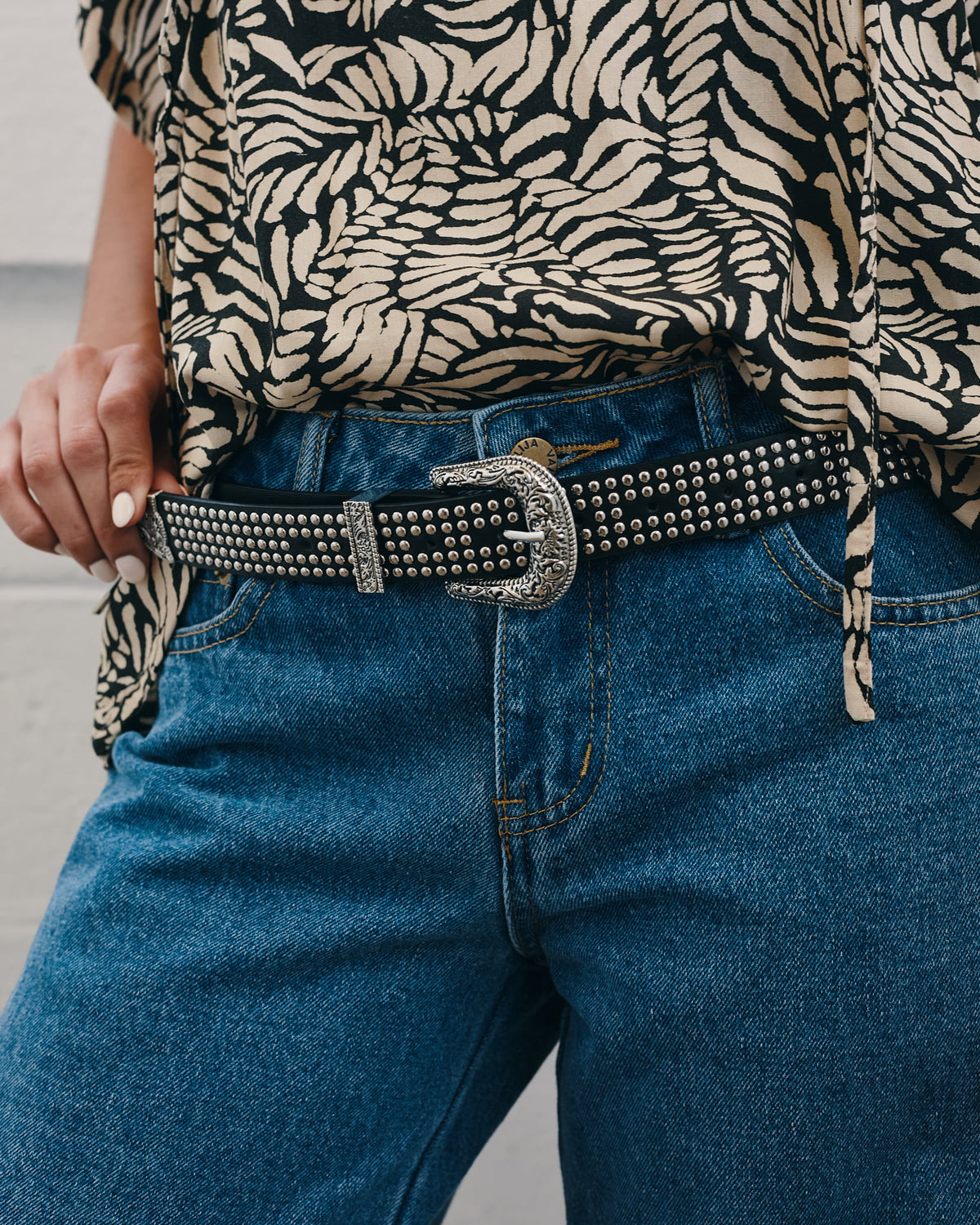 Western Studded Belt