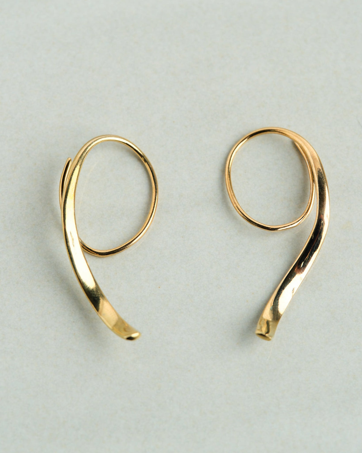 16K Plated Loopy Earrings
