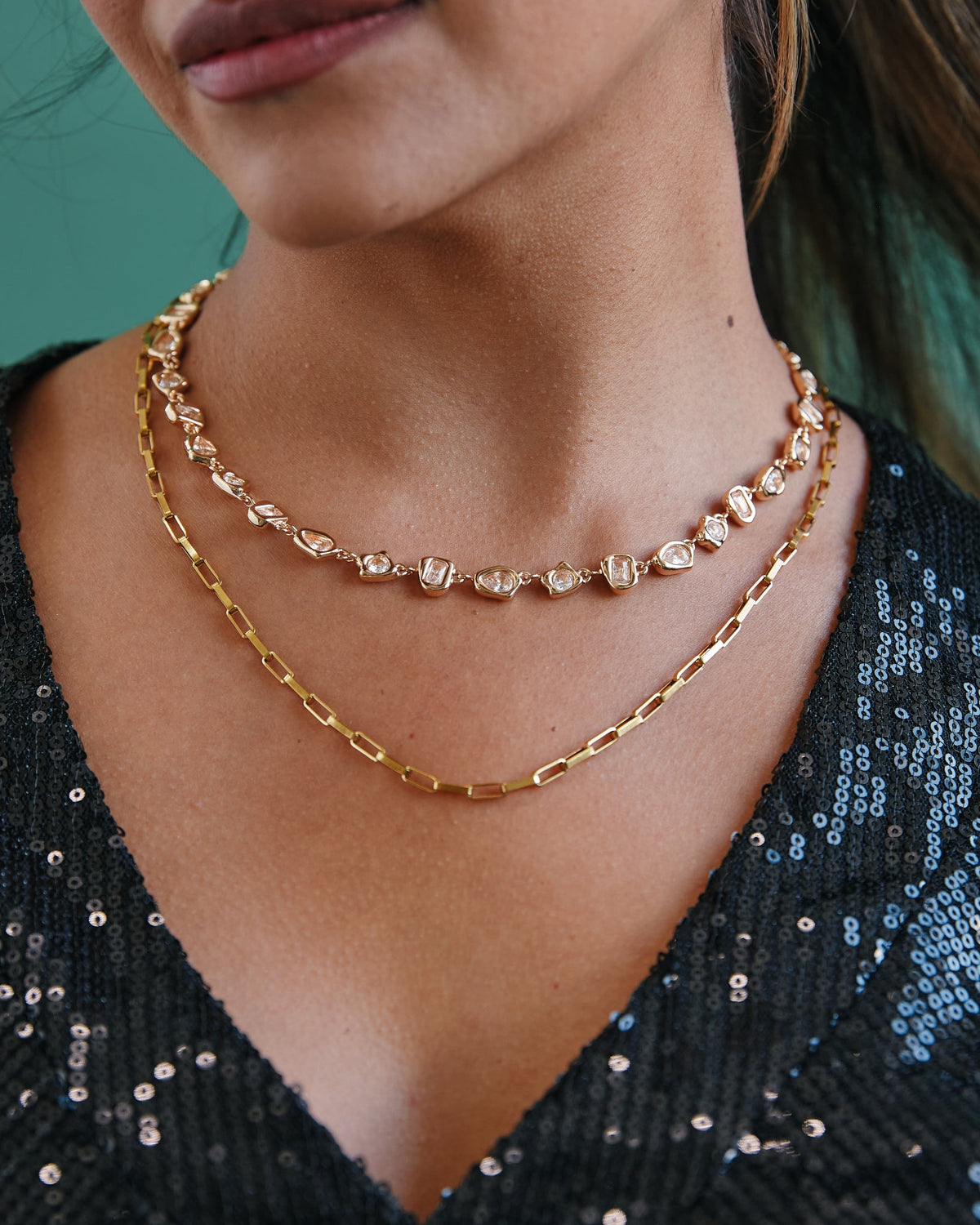 16K Plated Elijah Necklace