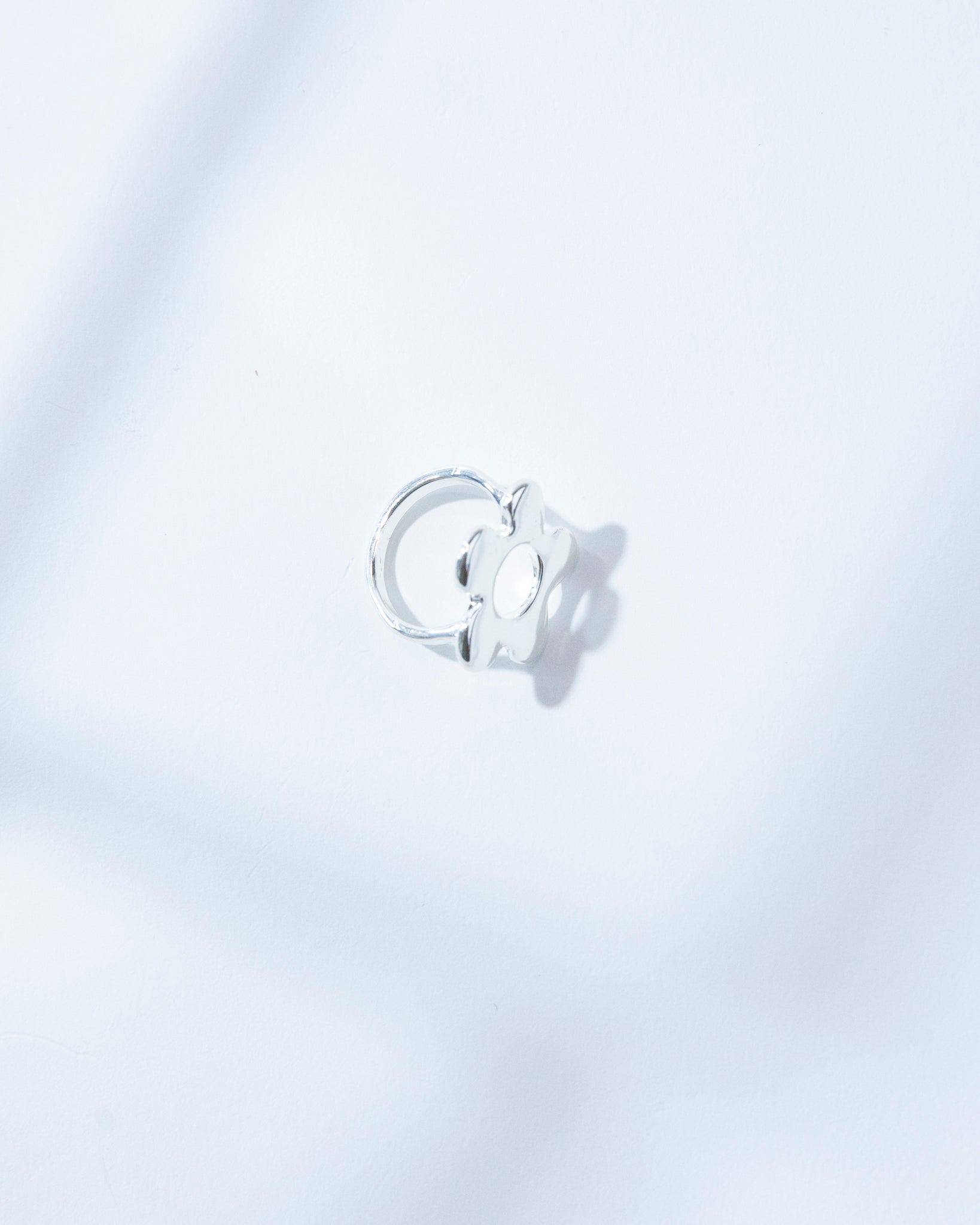 Silver Flower Ring